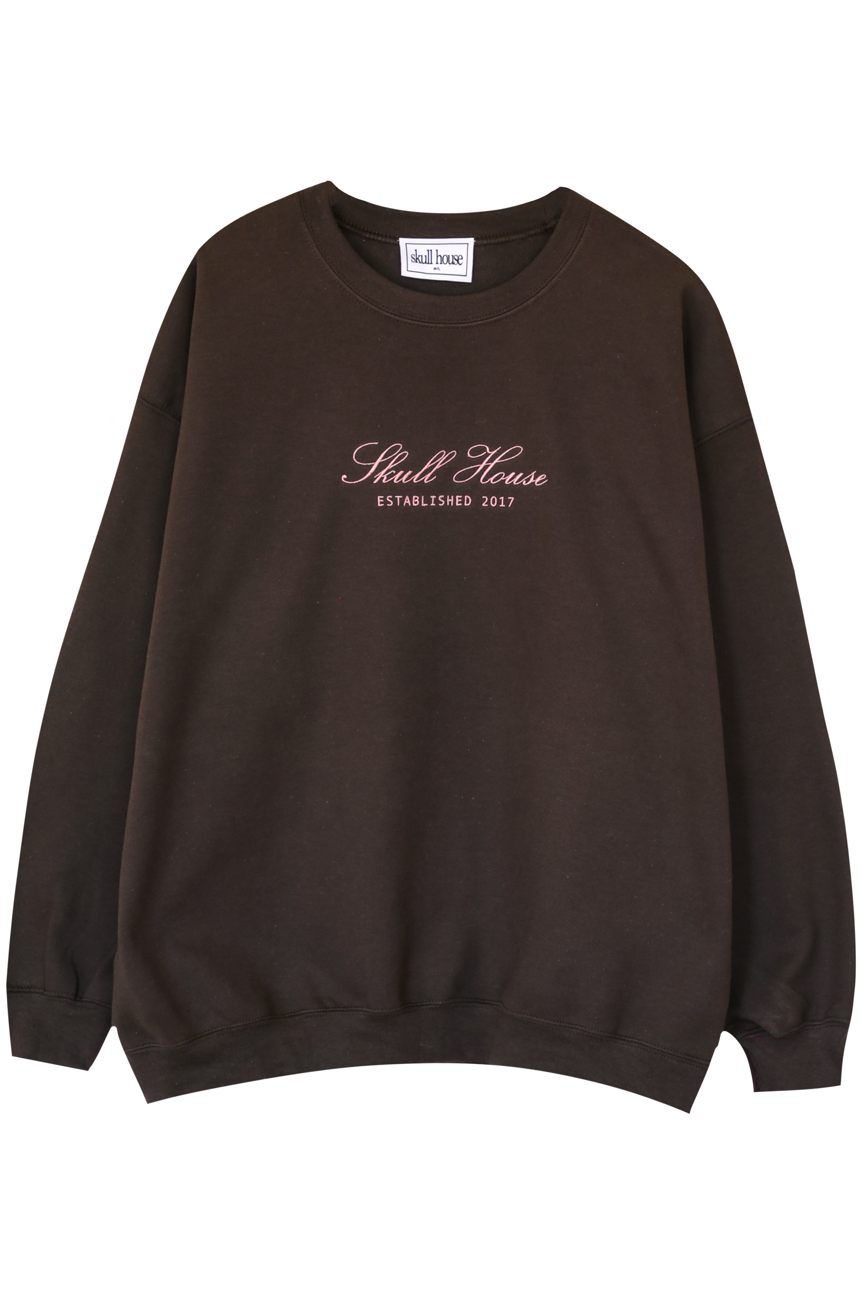 PRE-ORDER: Cursive Logo Crewneck: Chocolate