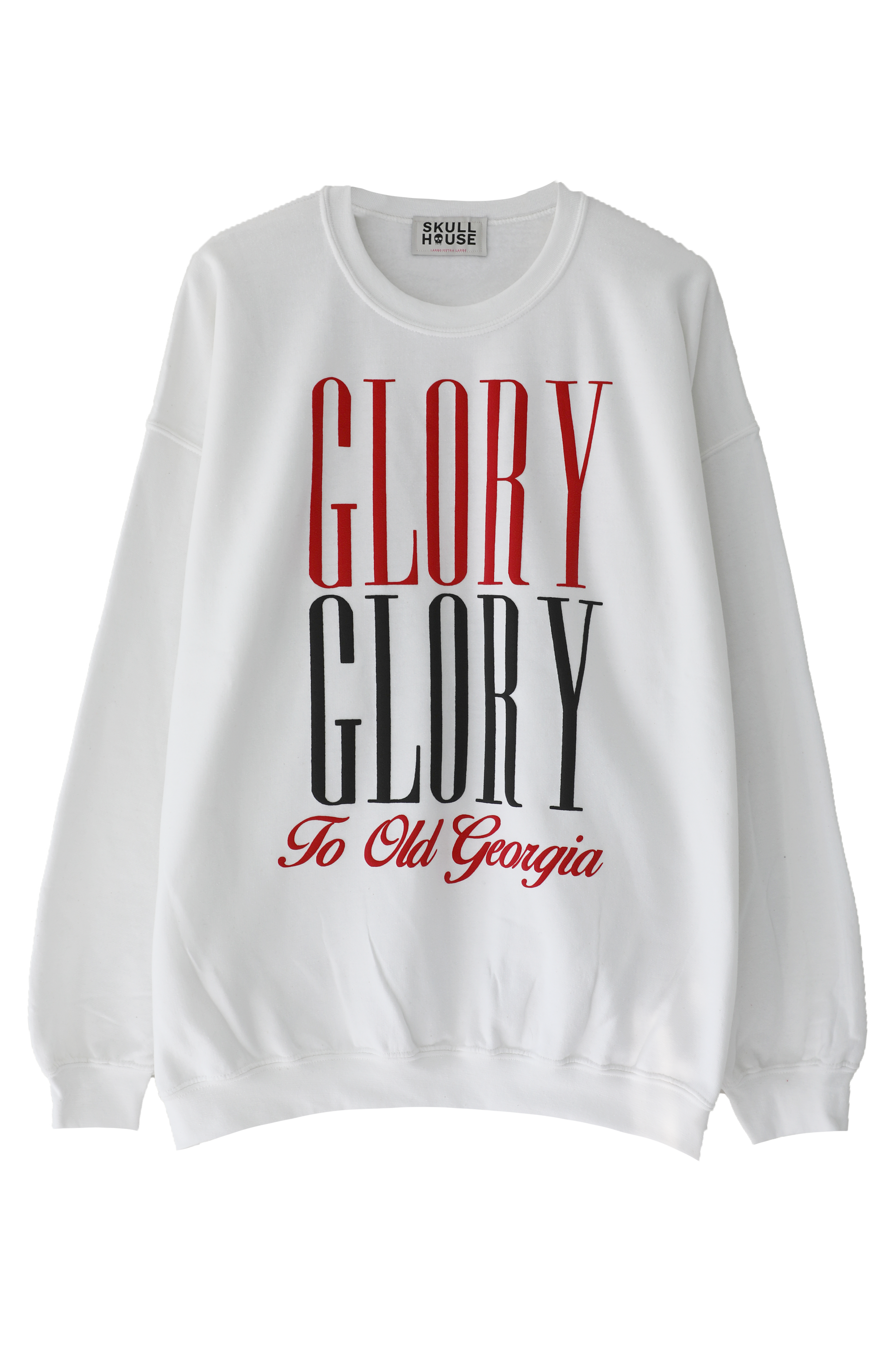 Glory Glory Crewneck: White