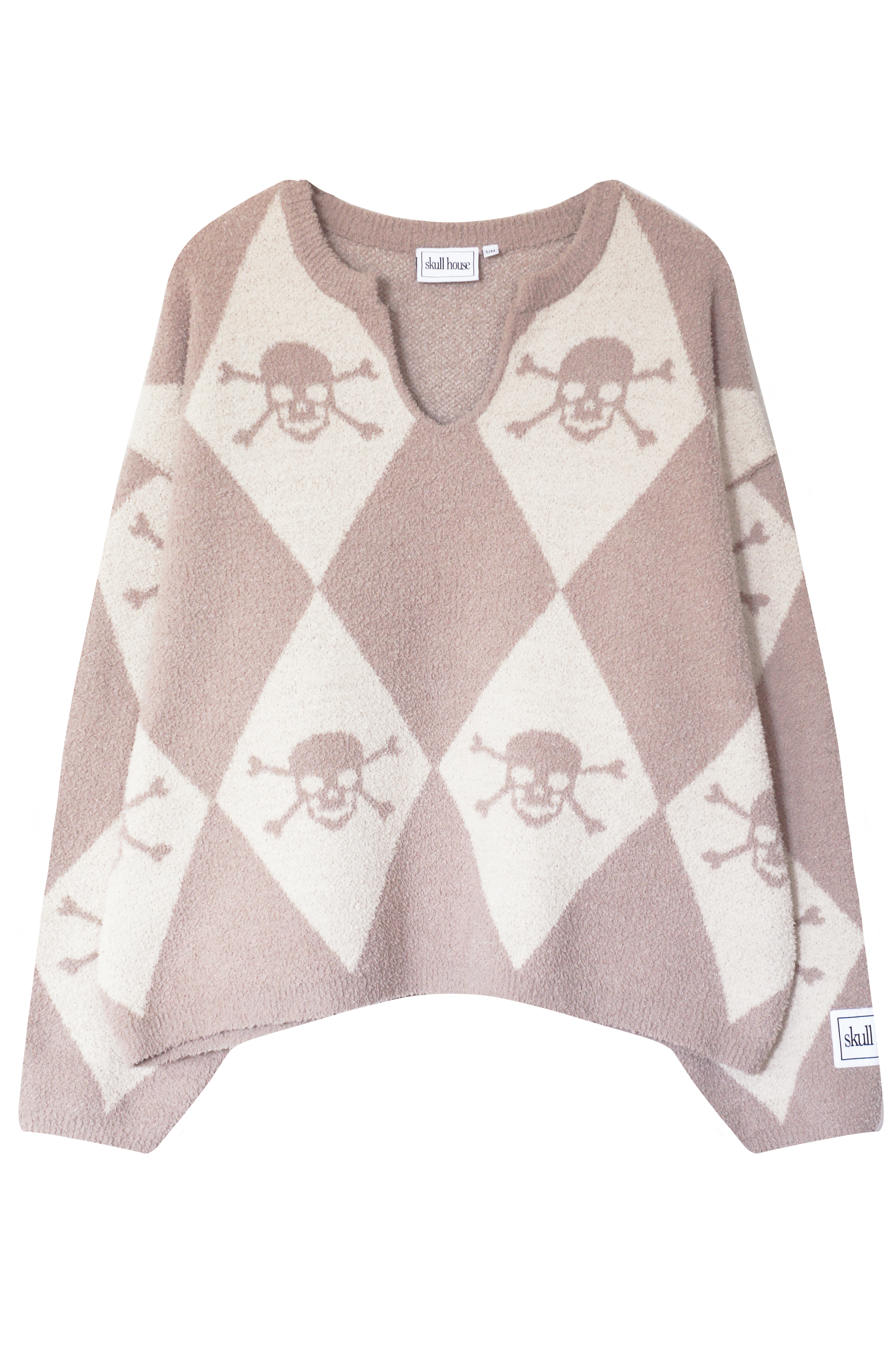 Crossbones Sweater: Taupe