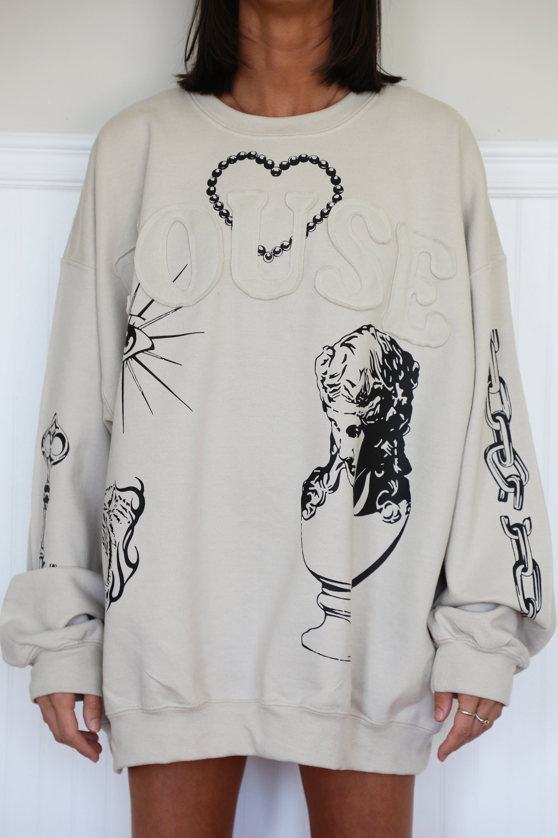 House Crewneck: Sand
