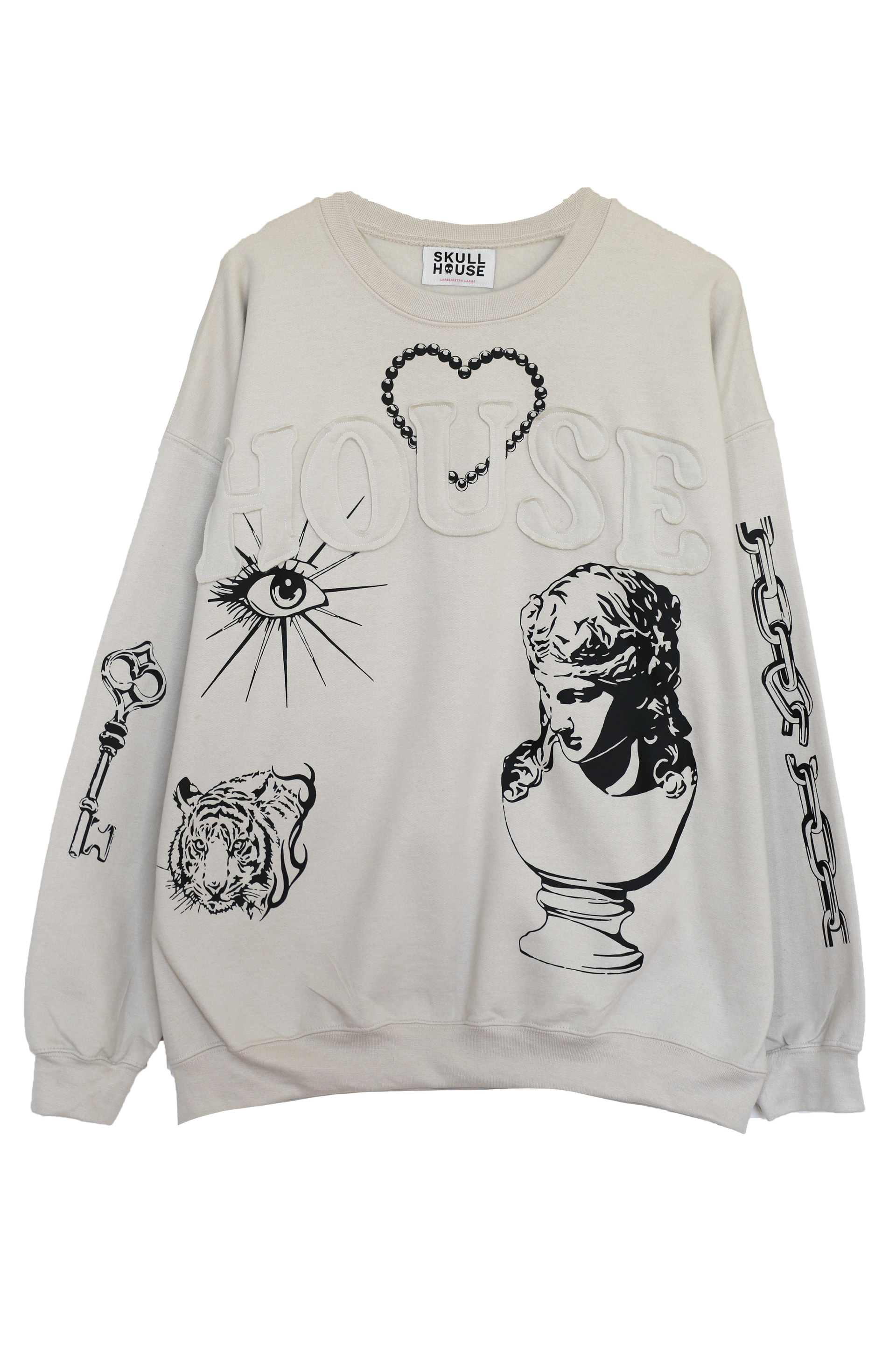 House Crewneck: Sand
