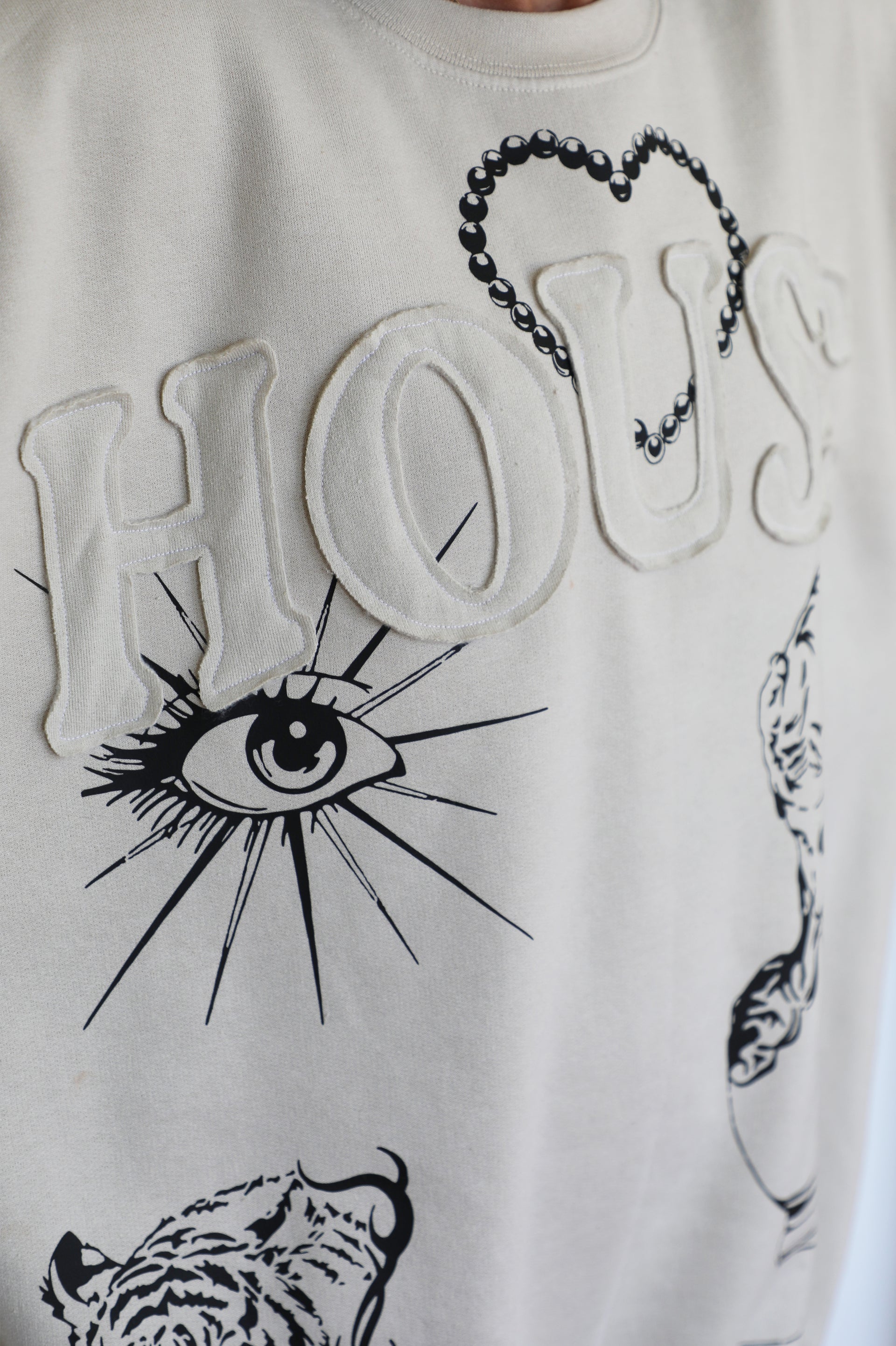 House Crewneck: Sand