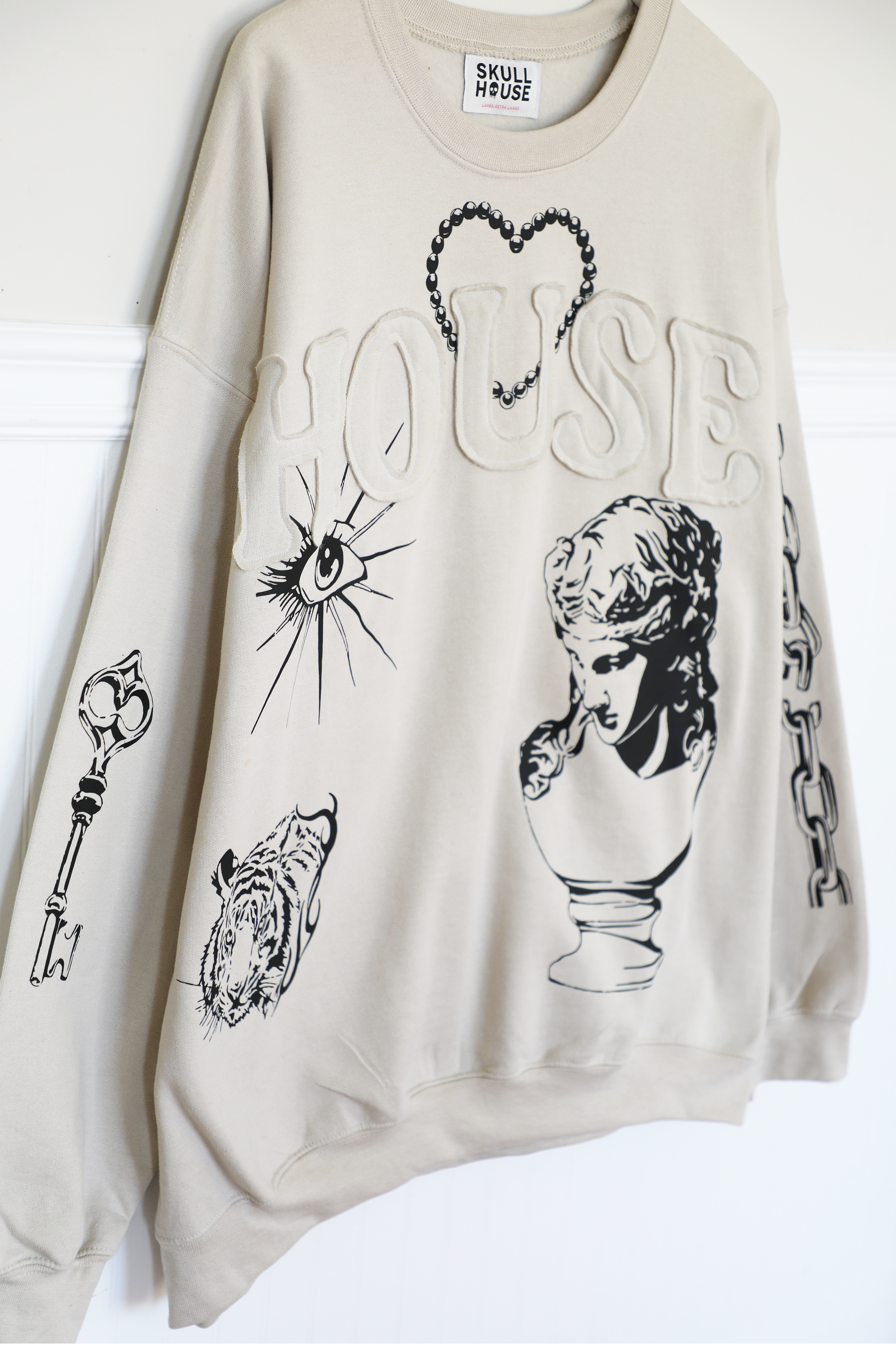 House Crewneck: Sand
