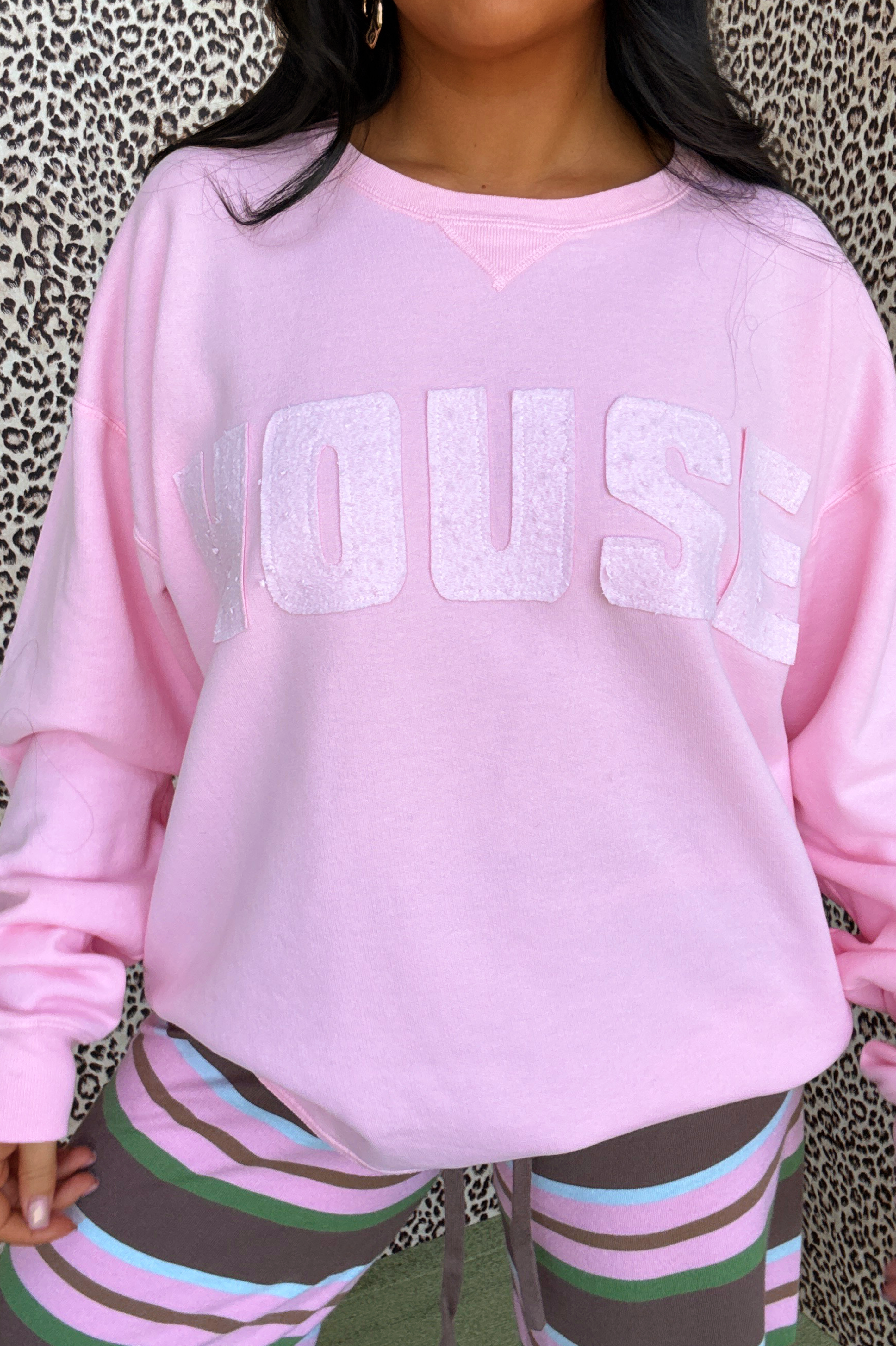 PRE-ORDER: Vintage House Crewneck: Bubblegum
