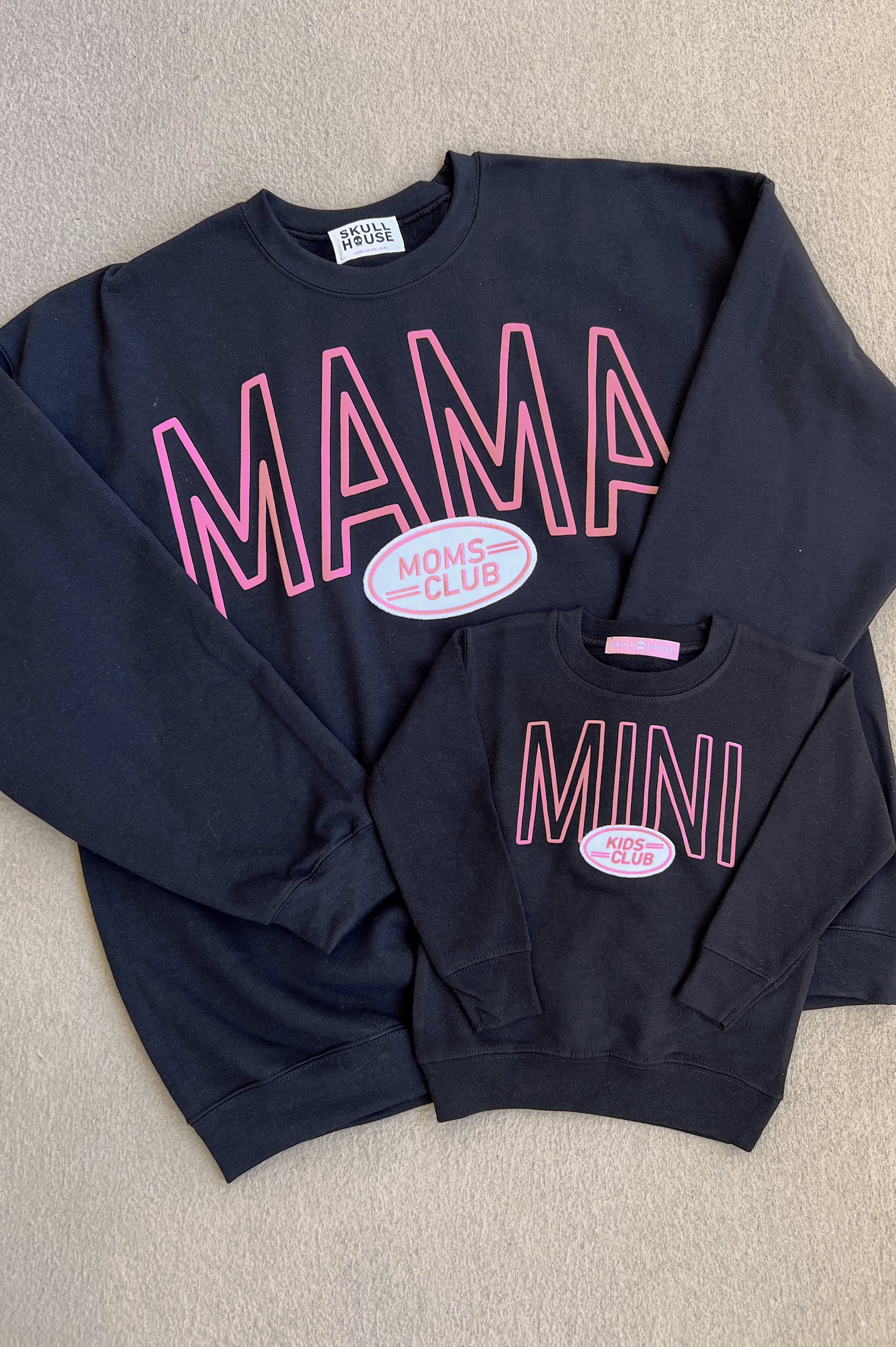 Mini Club Crewneck: Black
