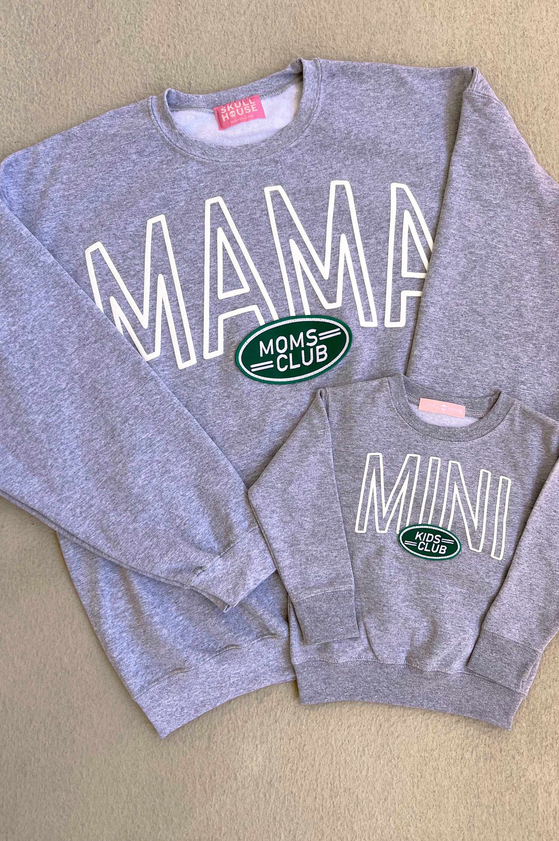 Mini Club Crewneck: Sport Grey