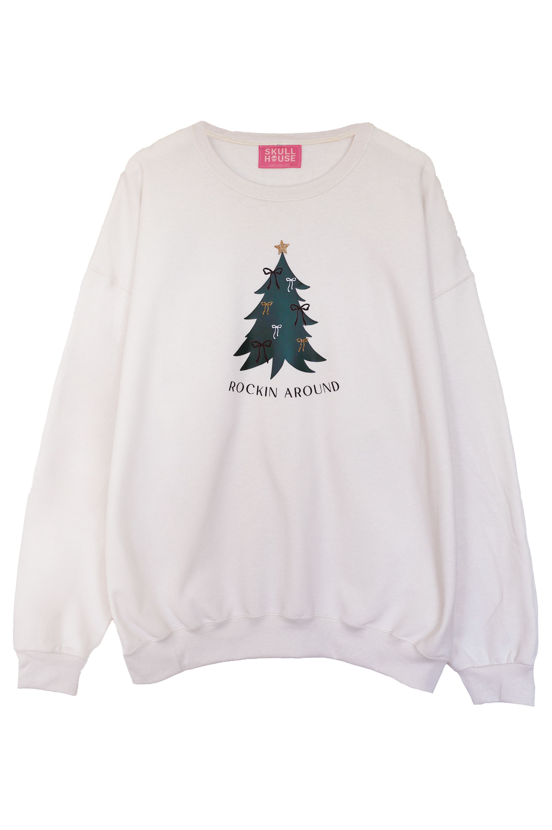 Rockin Around Crewneck: Vanilla