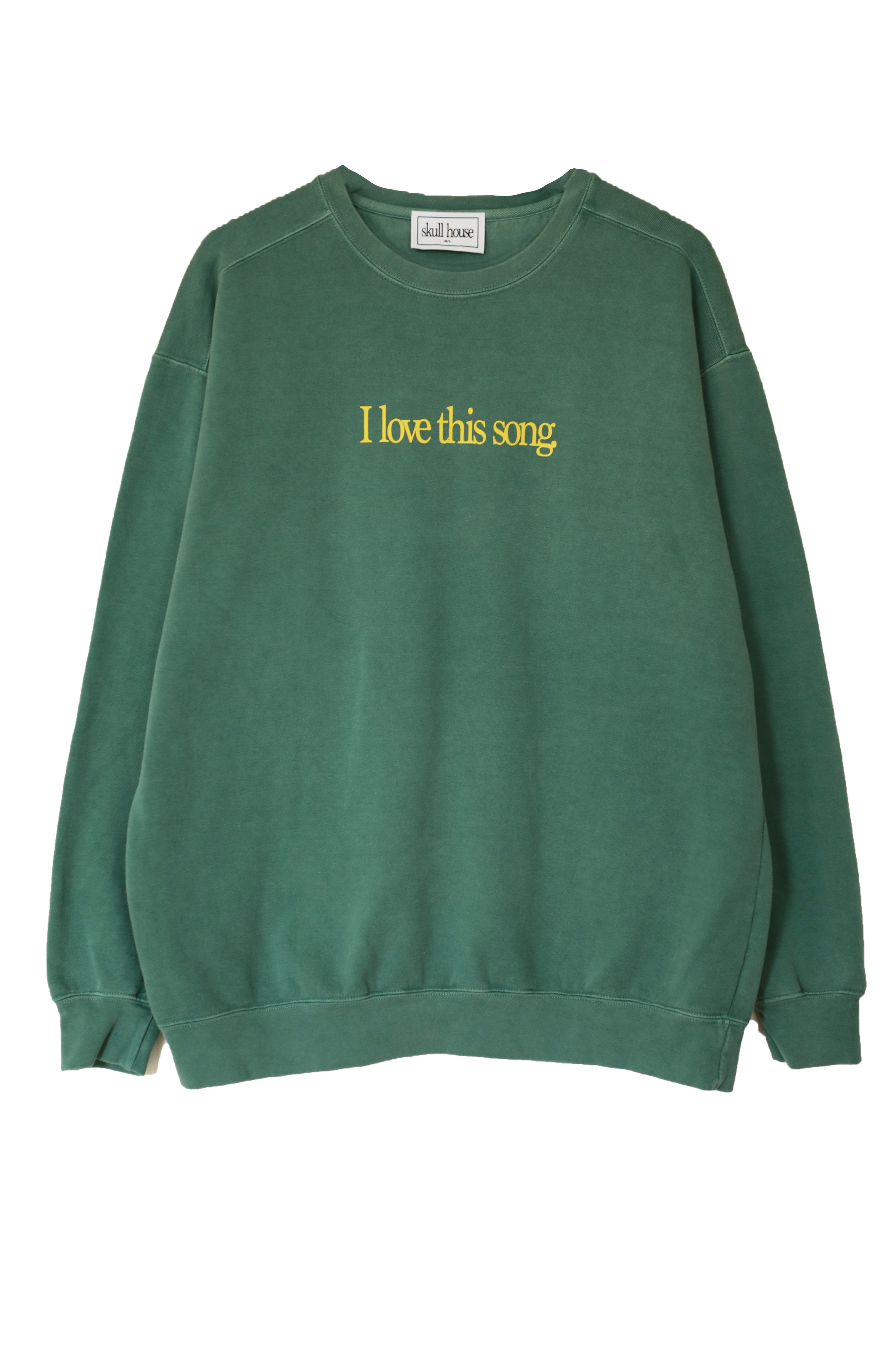 PRE-ORDER: I Love This Song Crewneck: Vintage Green