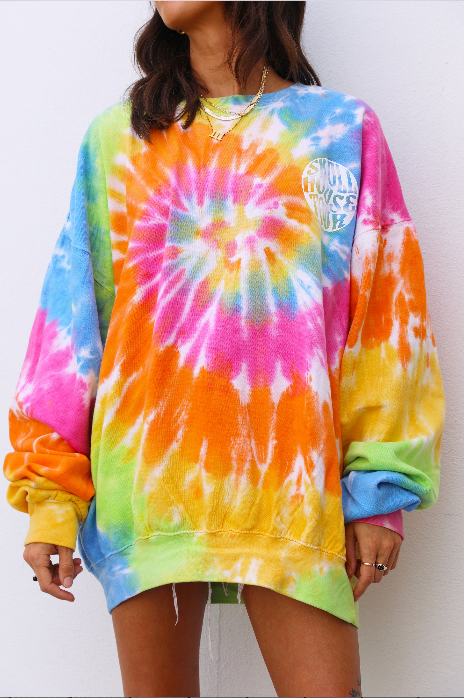 Tie Dye Crewneck: Rainbow Dream