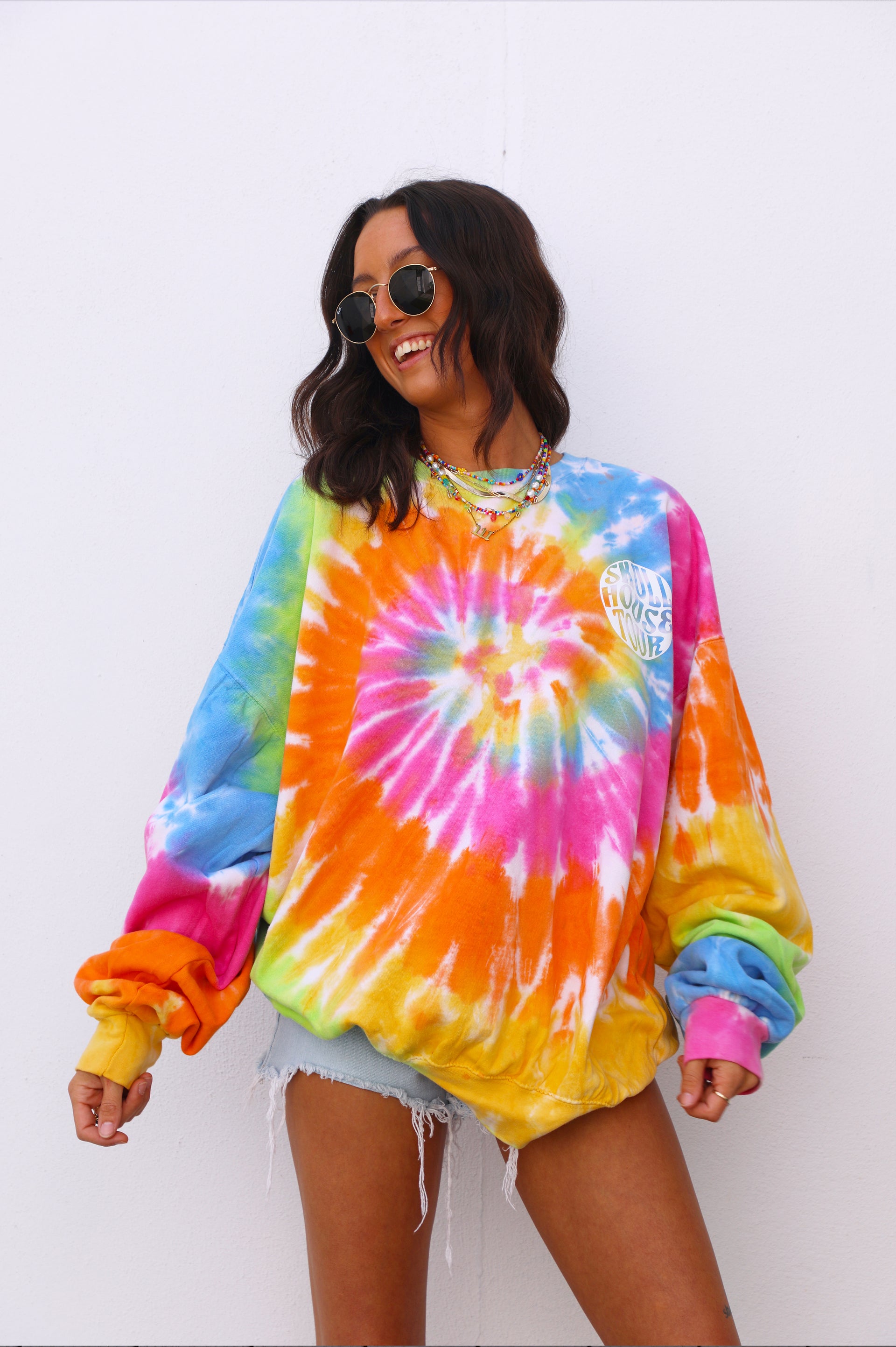 Tie Dye Crewneck: Rainbow Dream