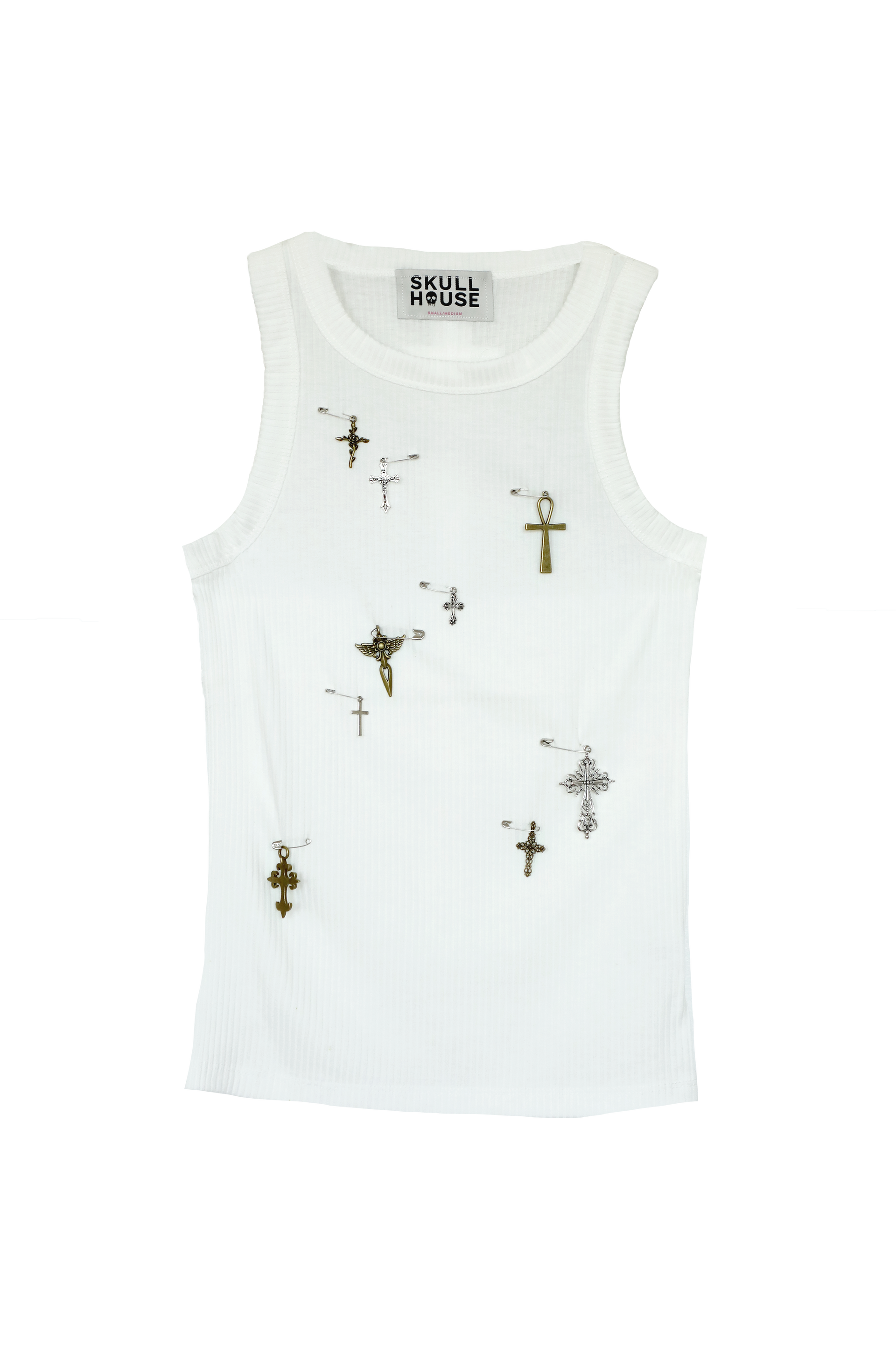 Charm Tank: White