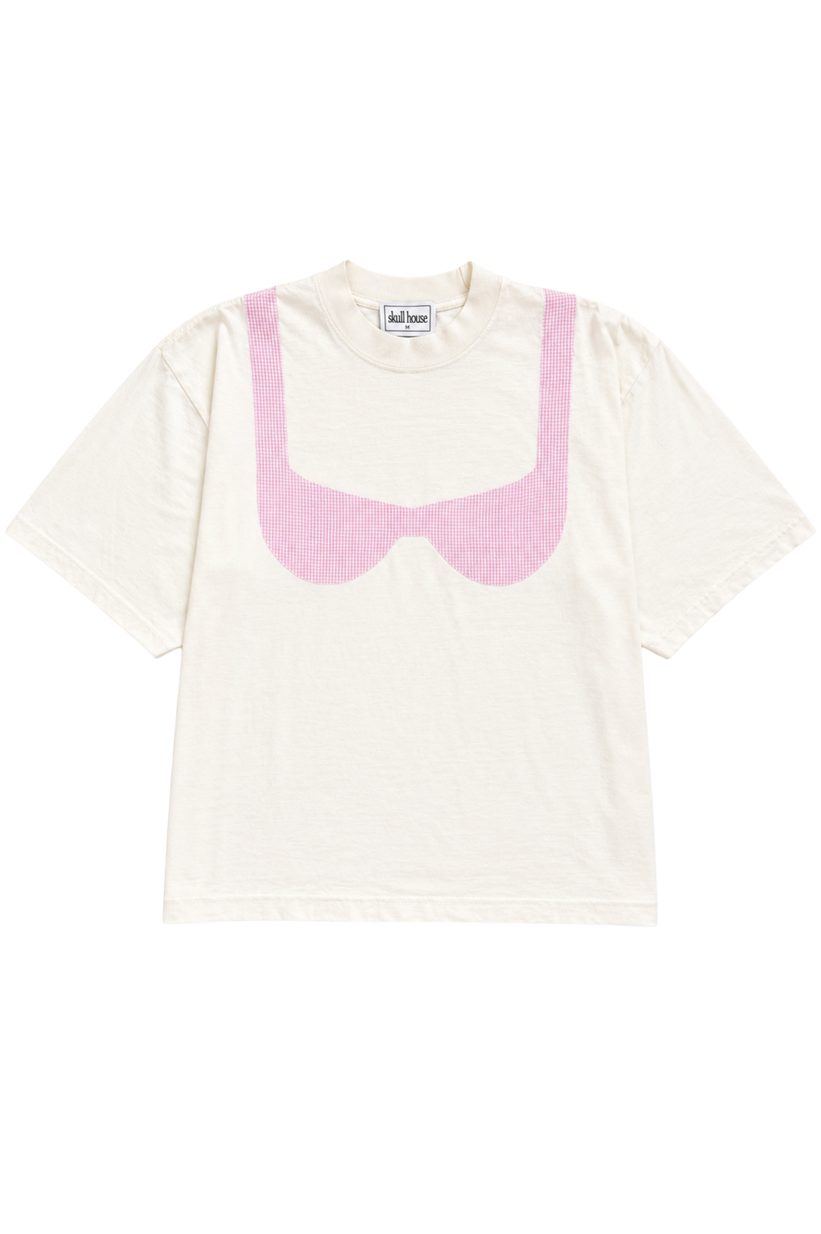 PRE-ORDER: Seersucker Bikini Box Tee: Vanilla