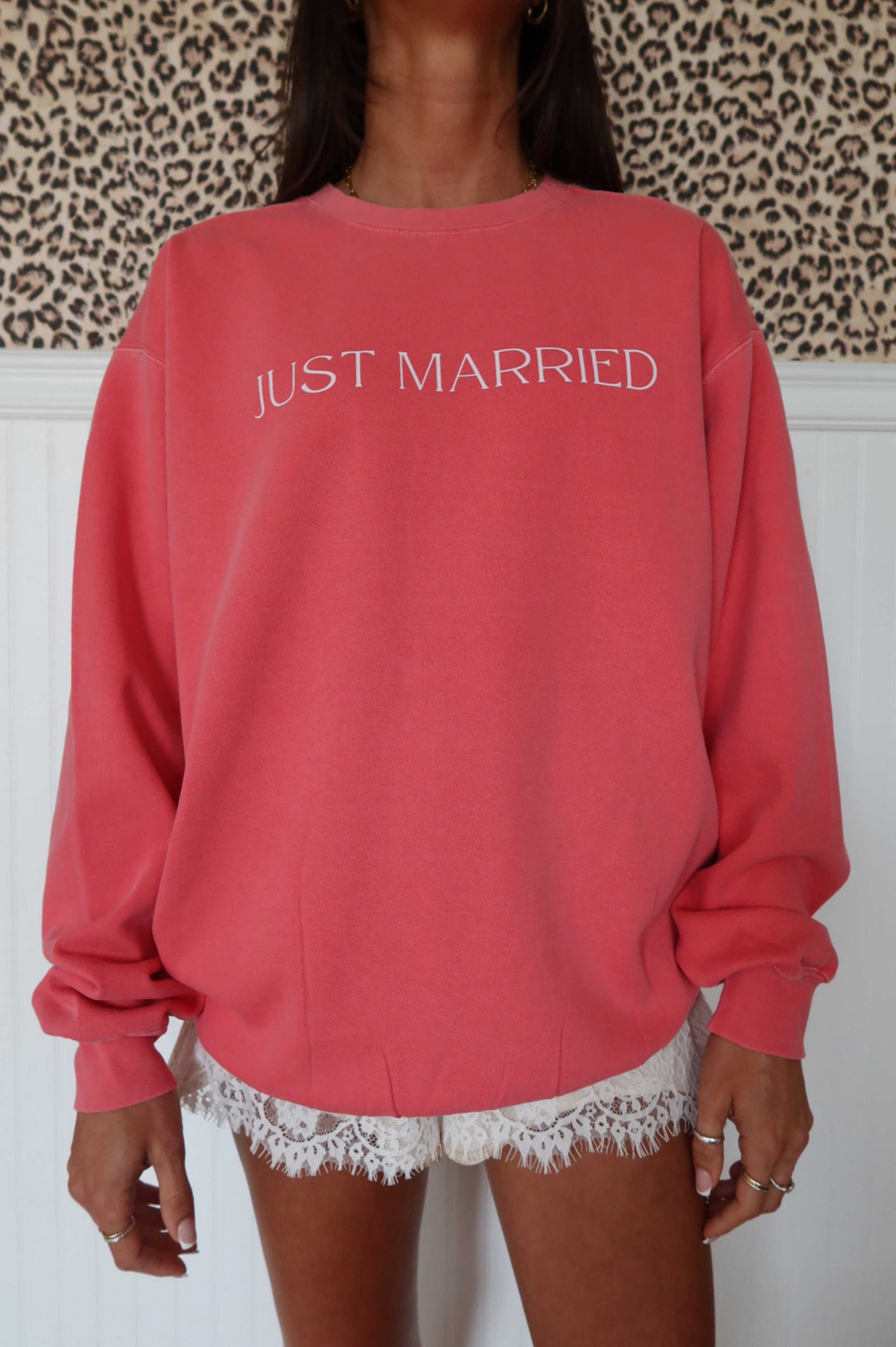 Chandelier Crewneck: Watermelon