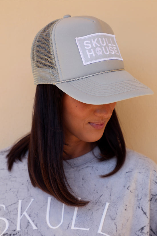 PRE-ORDER: Logo Trucker Hat: Grey