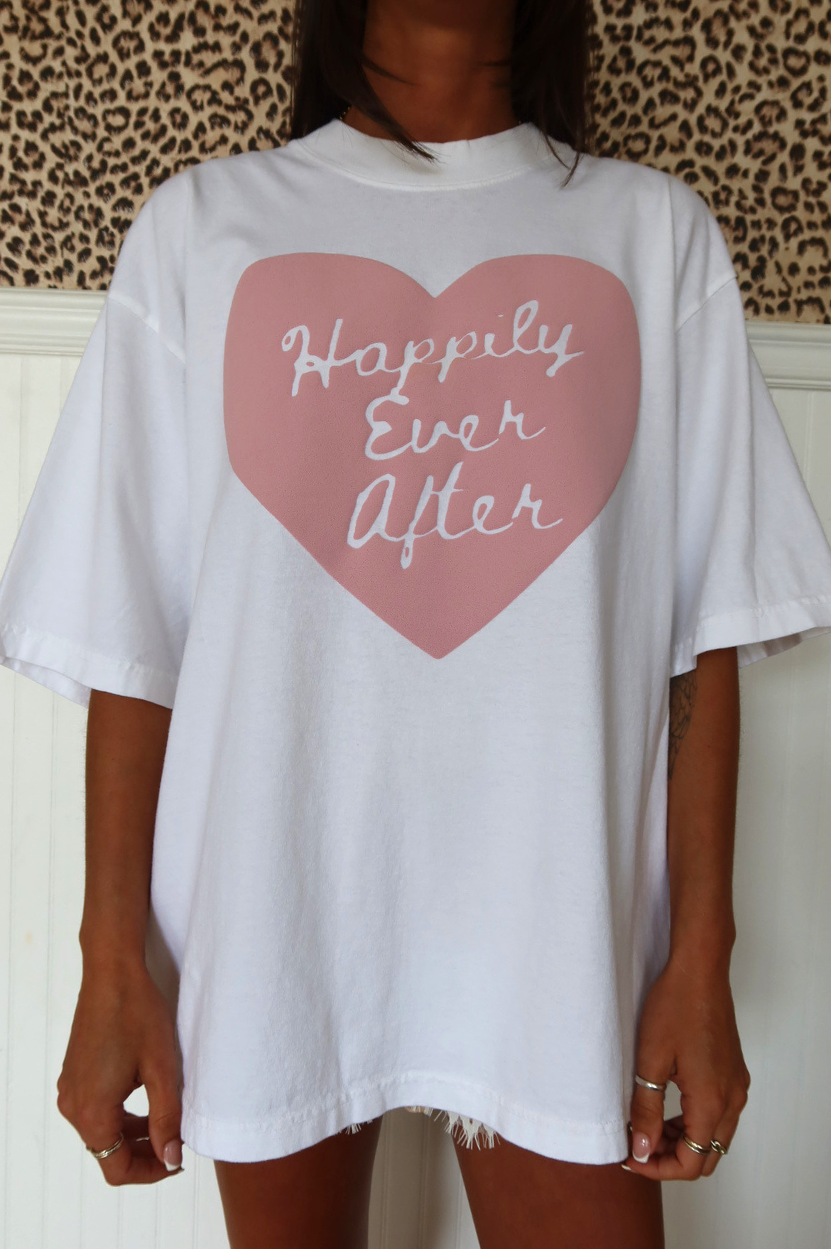 Happily Ever After Tee: White