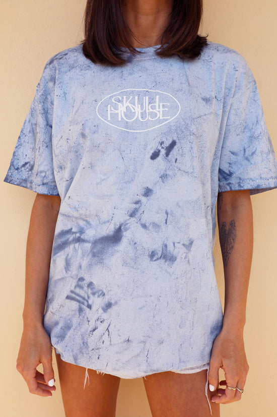 PRE-ORDER: Color Washed Tee: Blueberry
