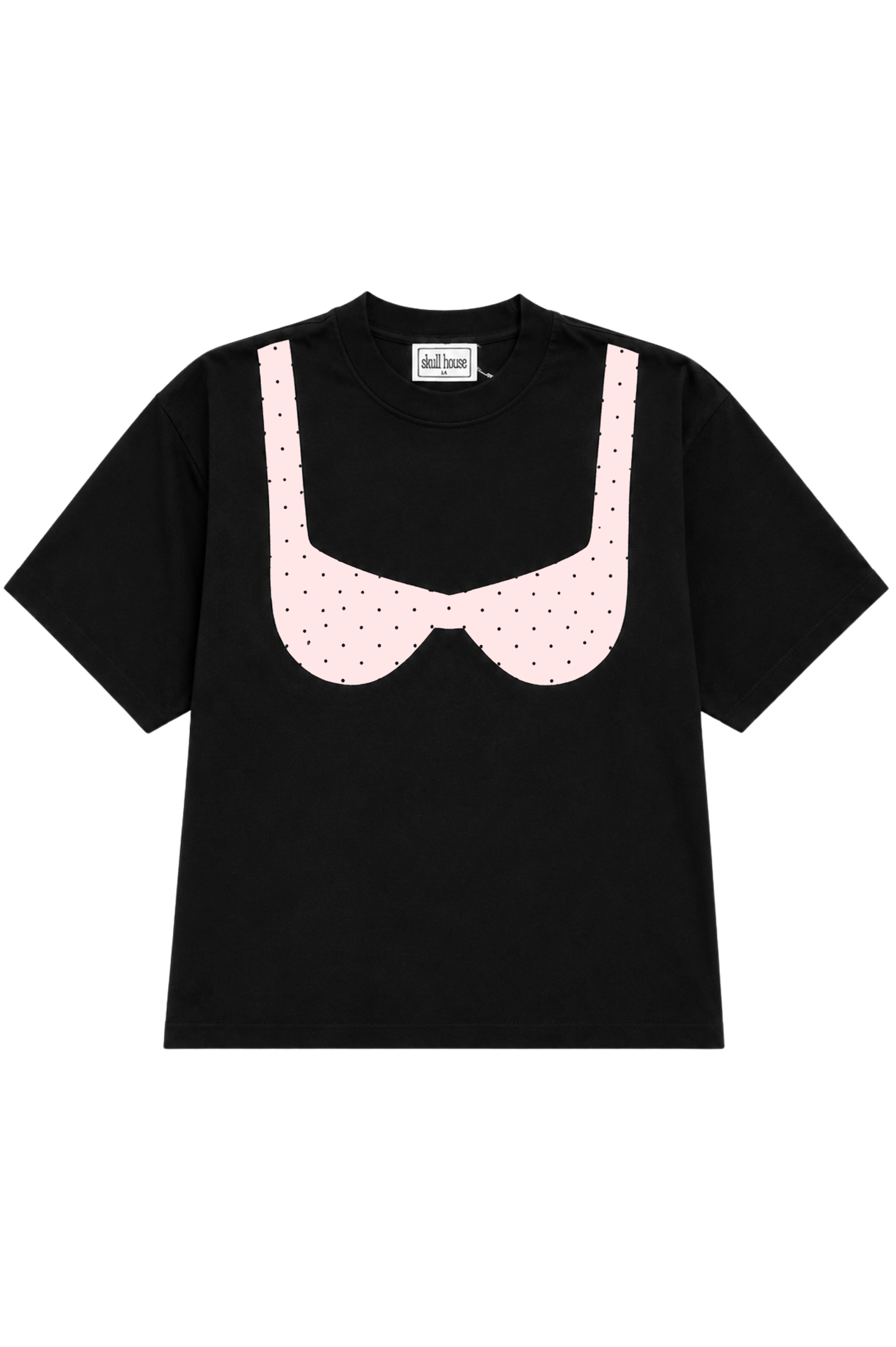 PRE-ORDER: Polka Bikini Box Tee: Black