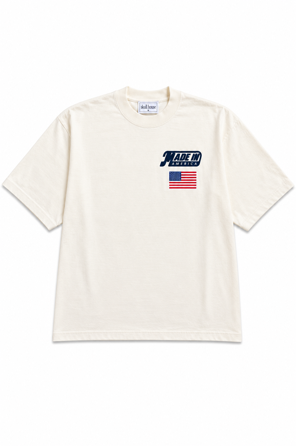PRE-ORDER: Made In America Tee: Vanilla
