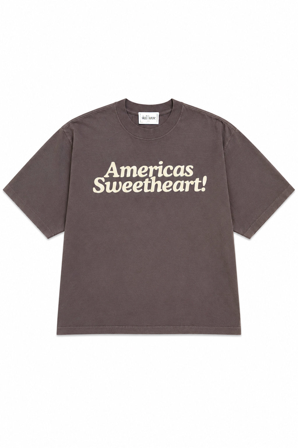 PRE-ORDER: America's Sweetheart Tee: Brown/Yellow