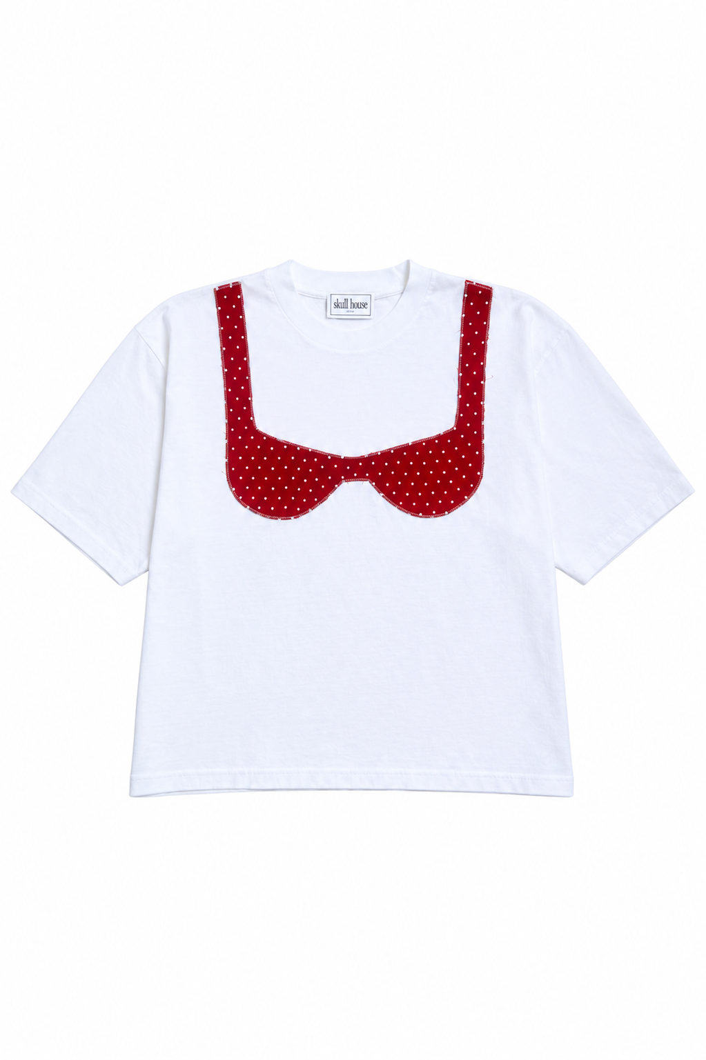 PRE-ORDER: Bikini Tee: White/Red