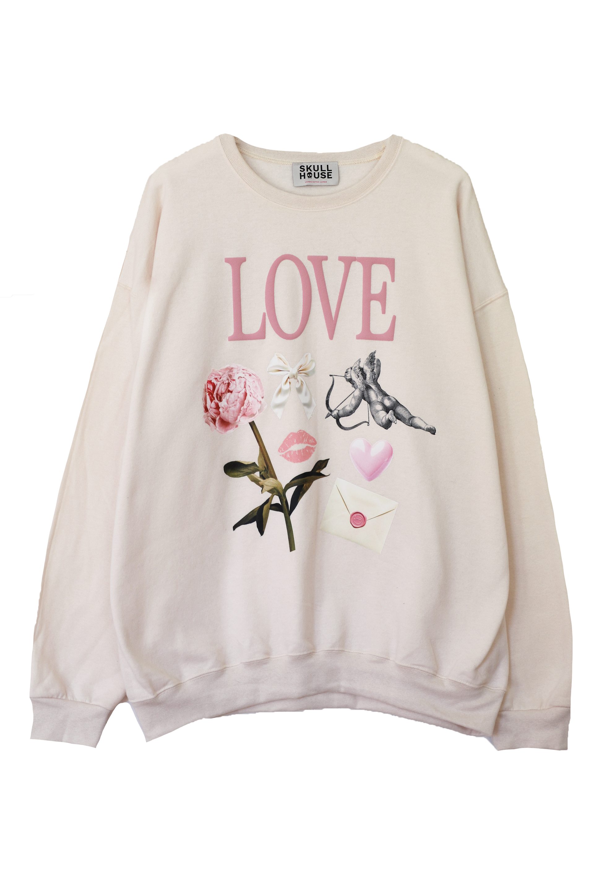 Vintage Love Crewneck: Vanilla