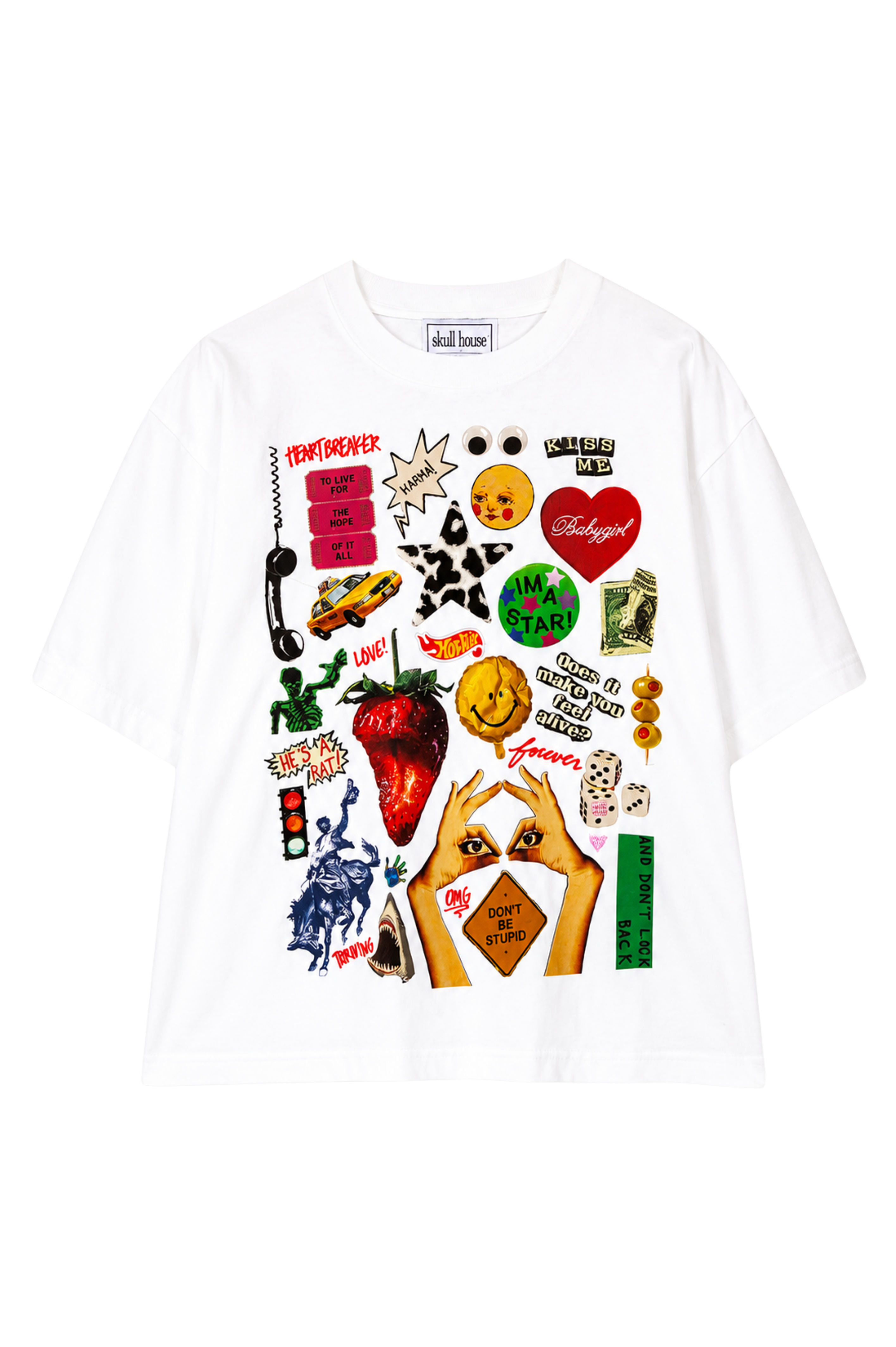PRE-ORDER: Strawberry Box Tee: White