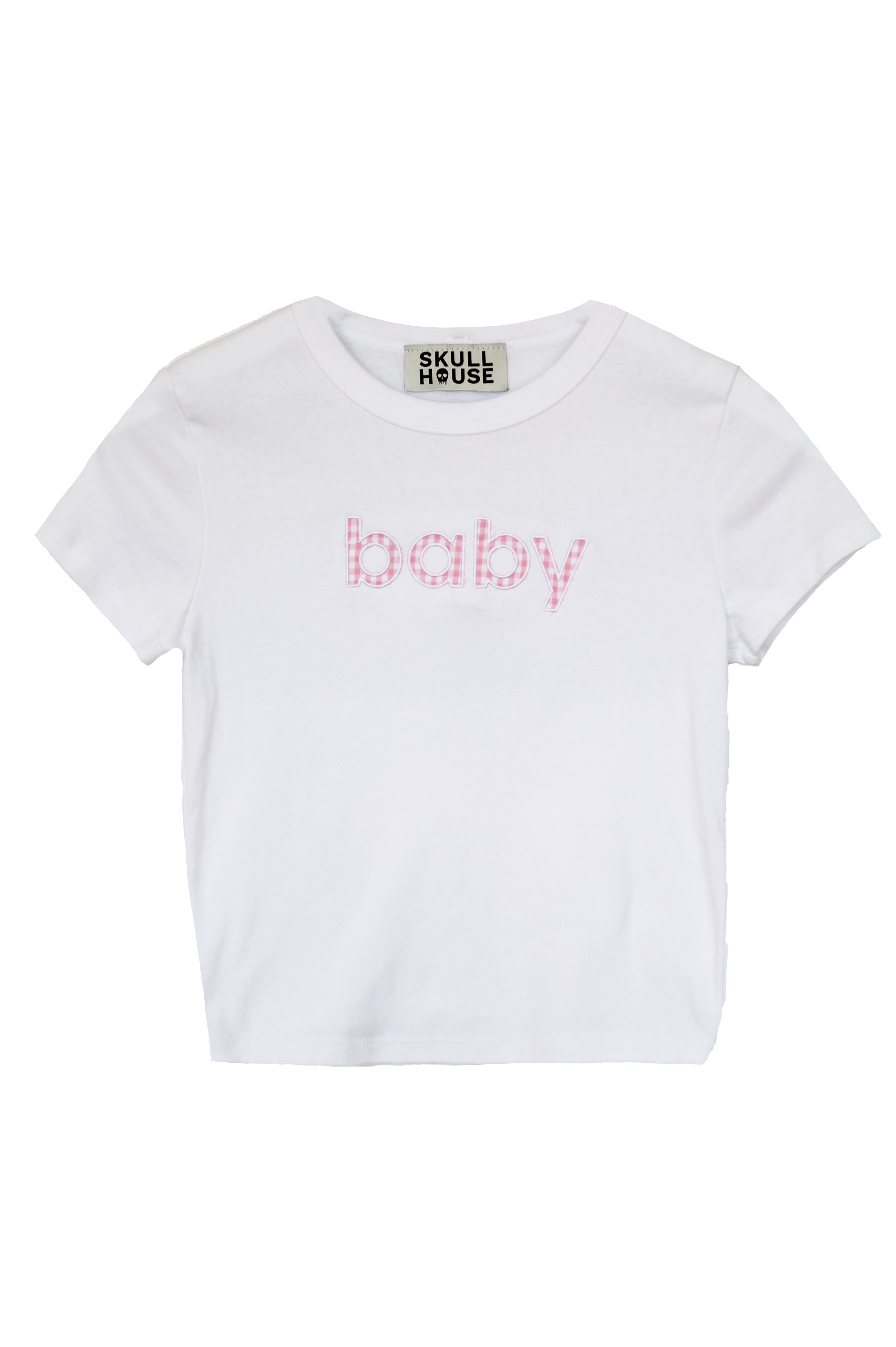 PRE-ORDER: Baby Tee: White/Baby