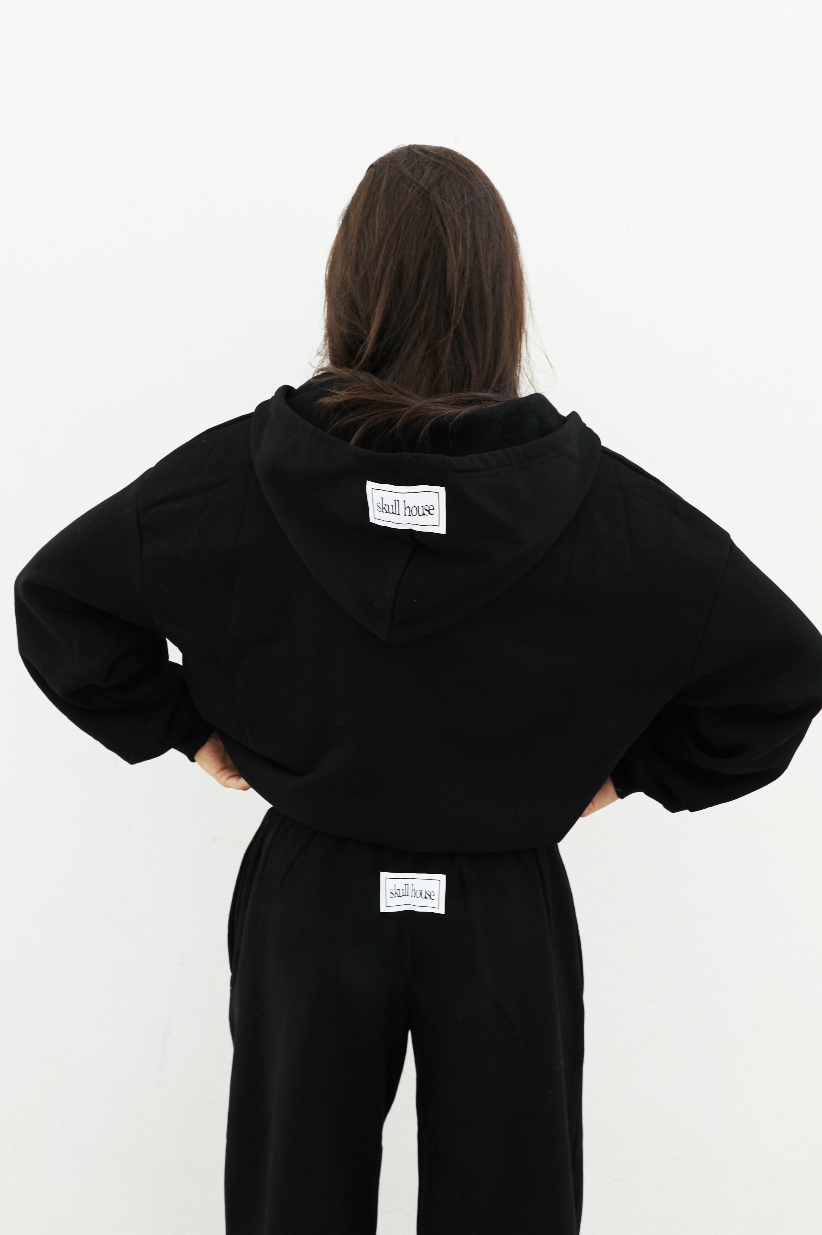 Cloud Wide Leg Pants: Black