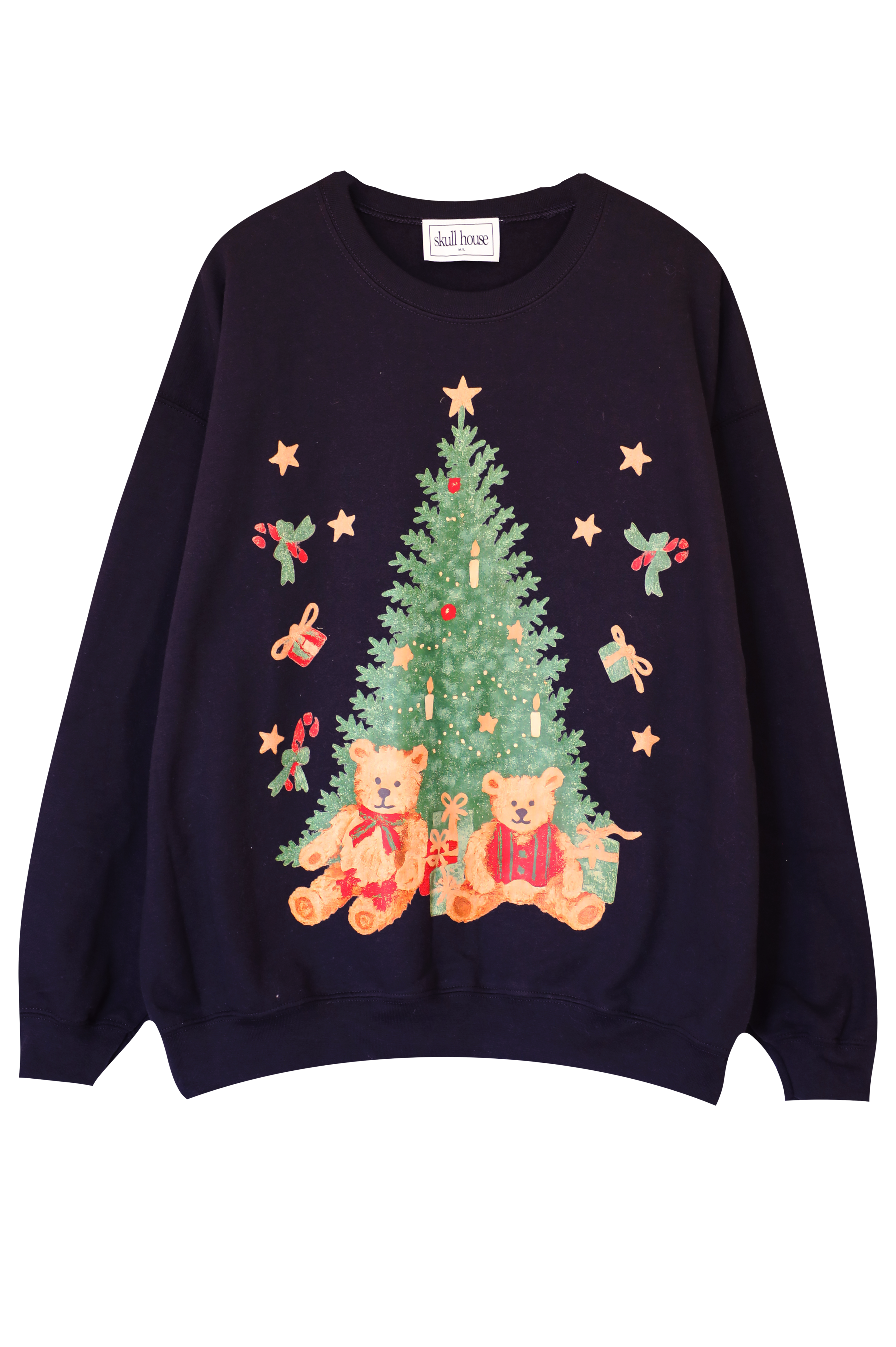 Vintage Bear Crewneck: Black