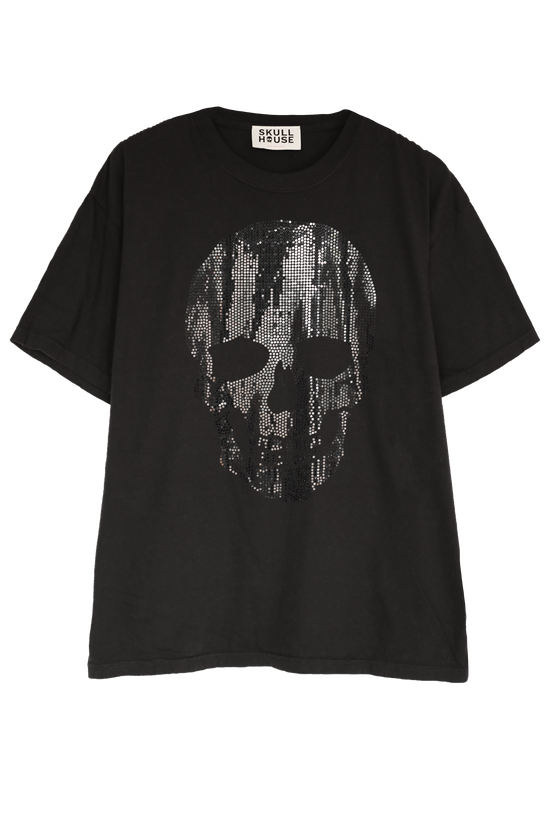 Disco Skull Tee: Black