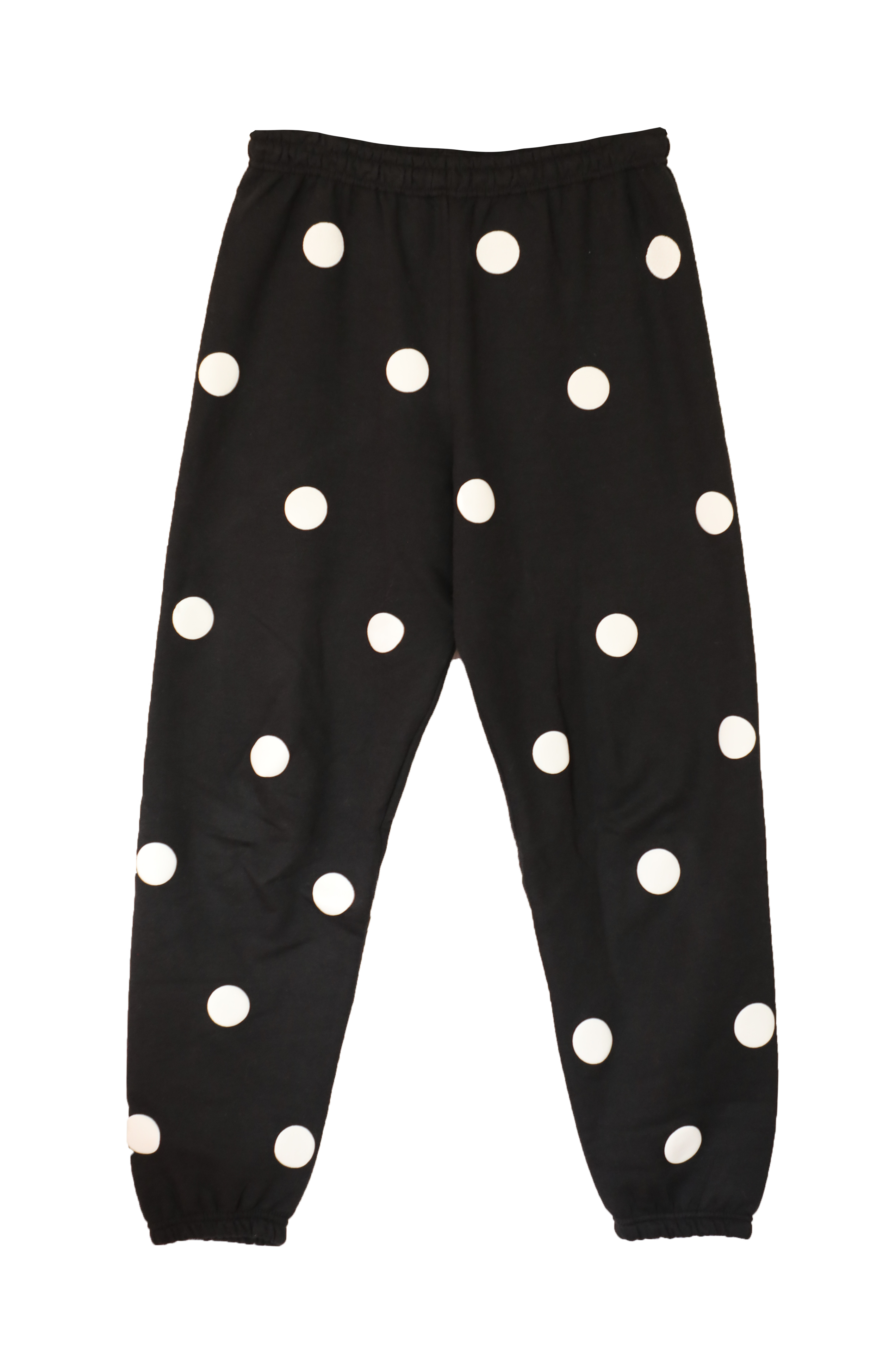 PRE-ORDER: Polka Dot Joggers: Black