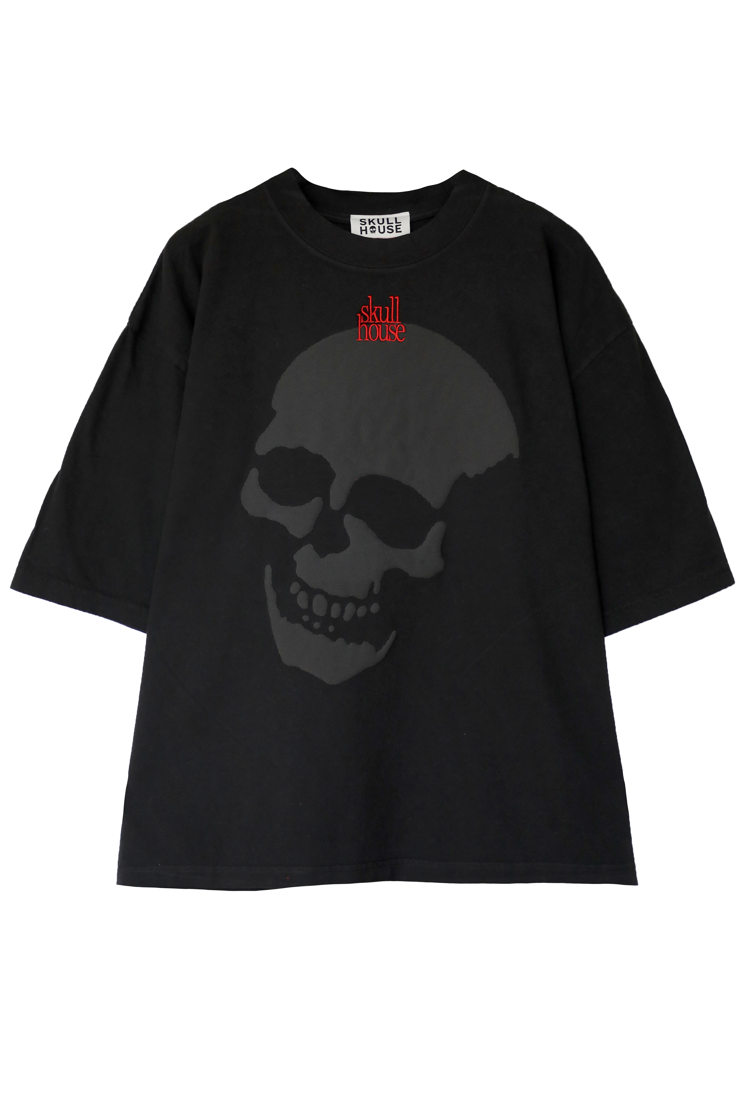 Skull Box Tee: Black