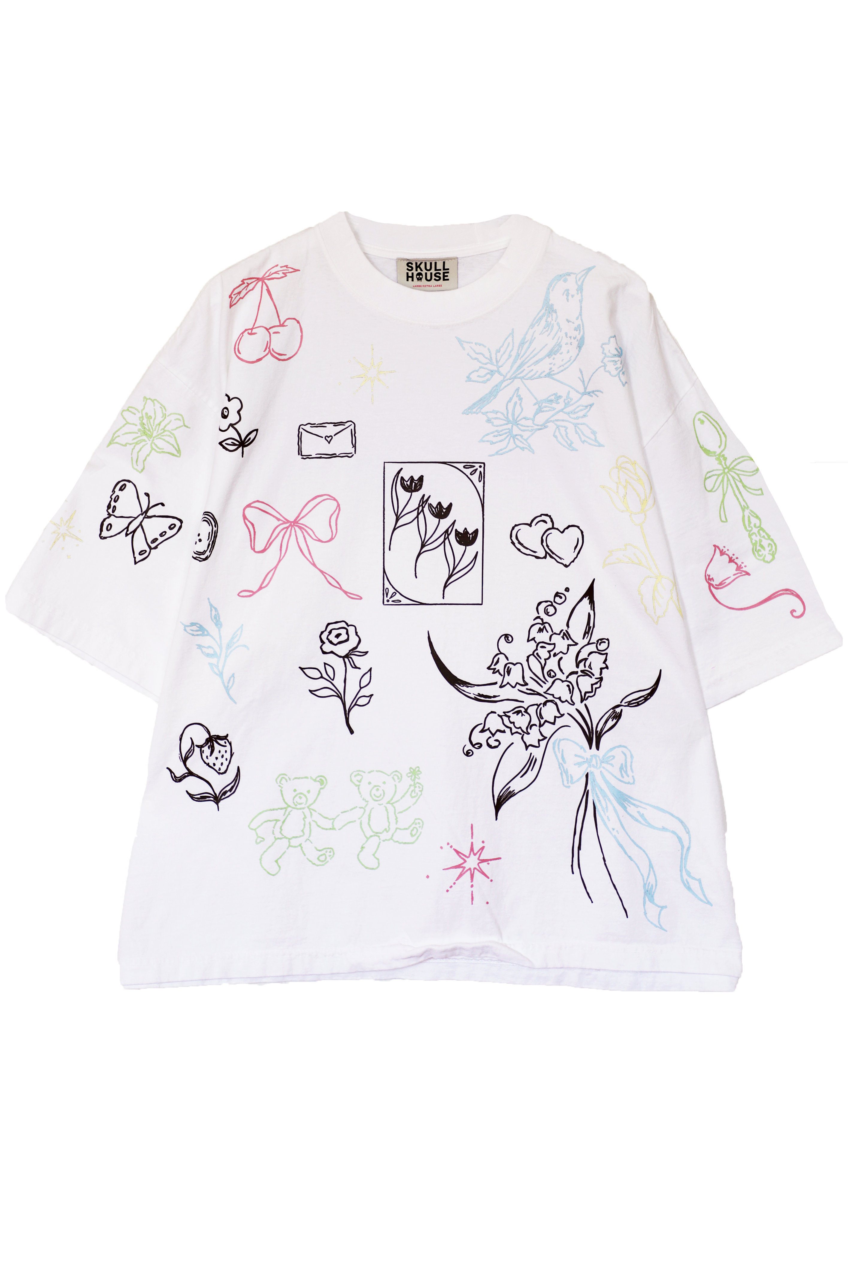 PRE-ORDER: Vintage Doodles Box Tee: Multi