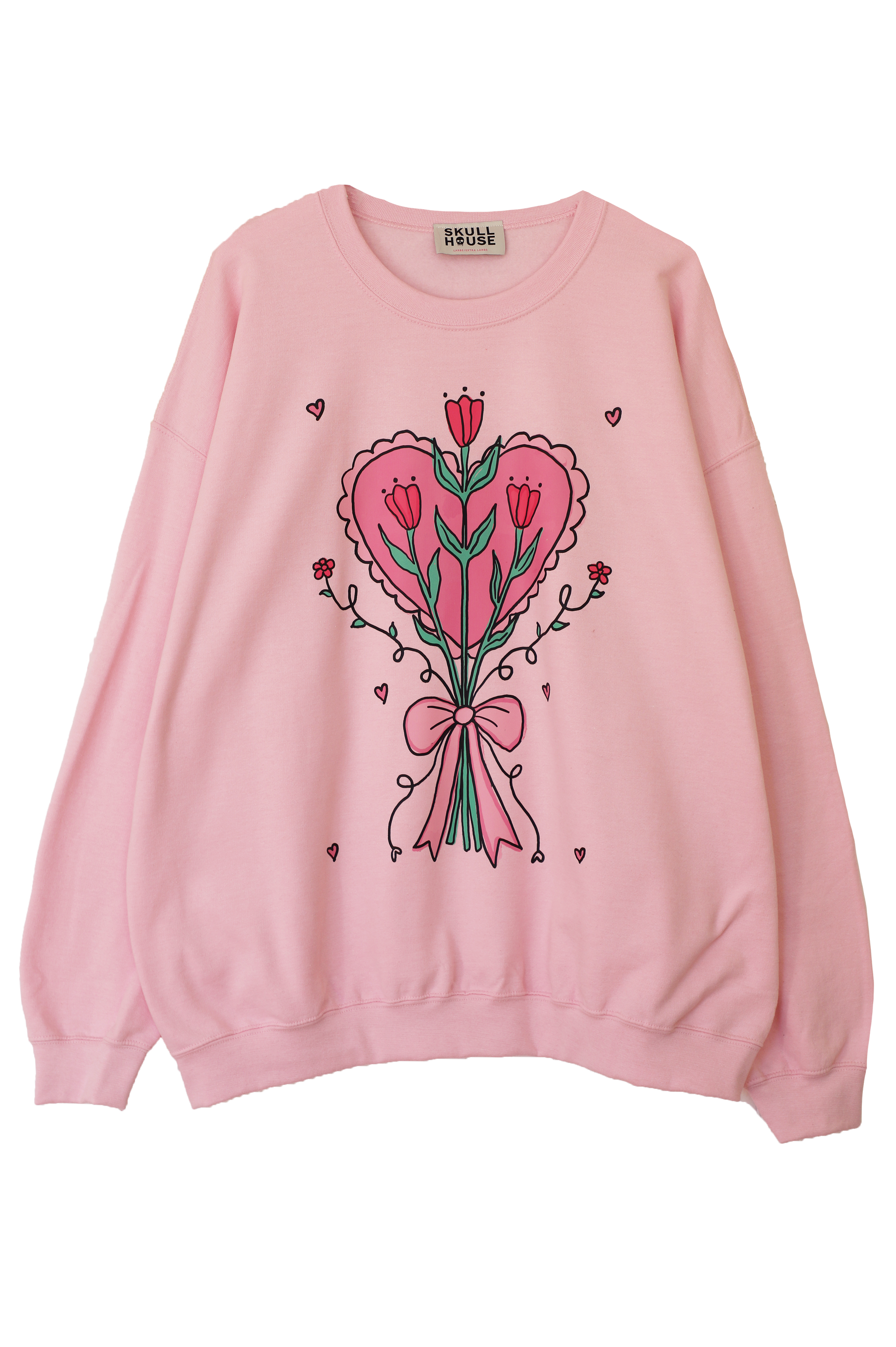 Loving You Forever Crewneck: Baby Pink