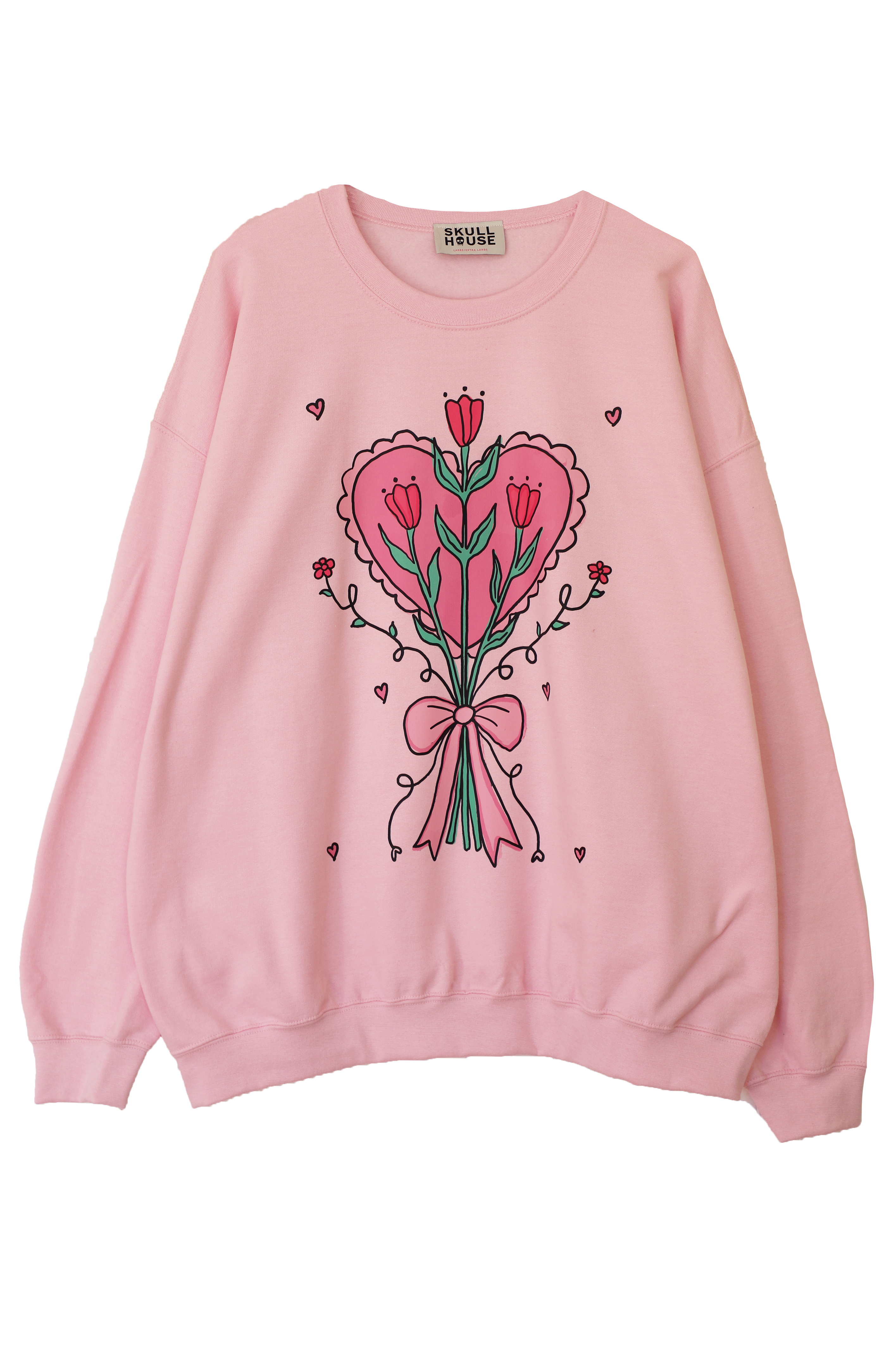 Loving You Forever Crewneck: Baby Pink