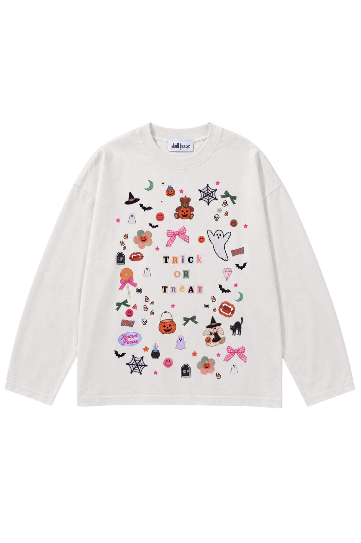 Trick Or Treat Daily Tee: Vanilla
