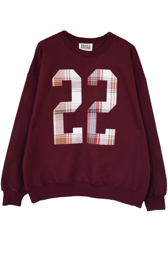 PRE-ORDER: 22 Crewneck: Cabernet