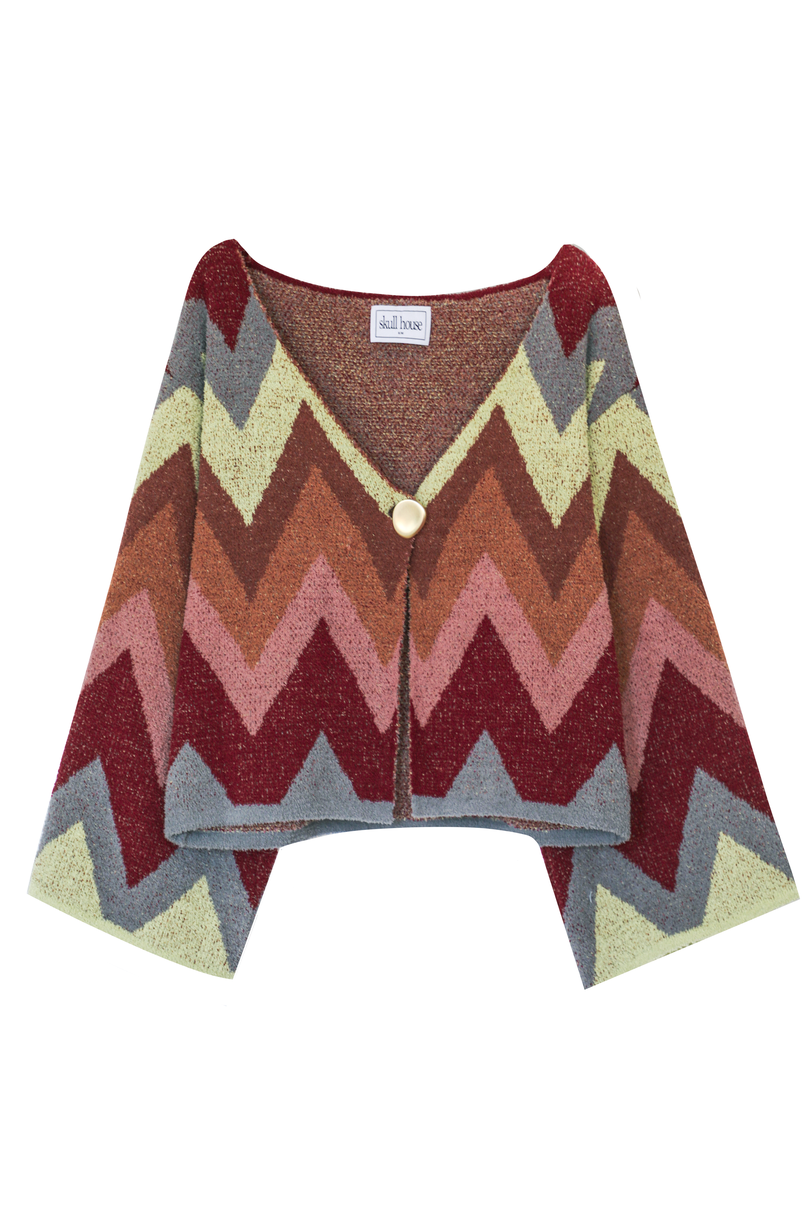 Chevron Cardigan: Multi
