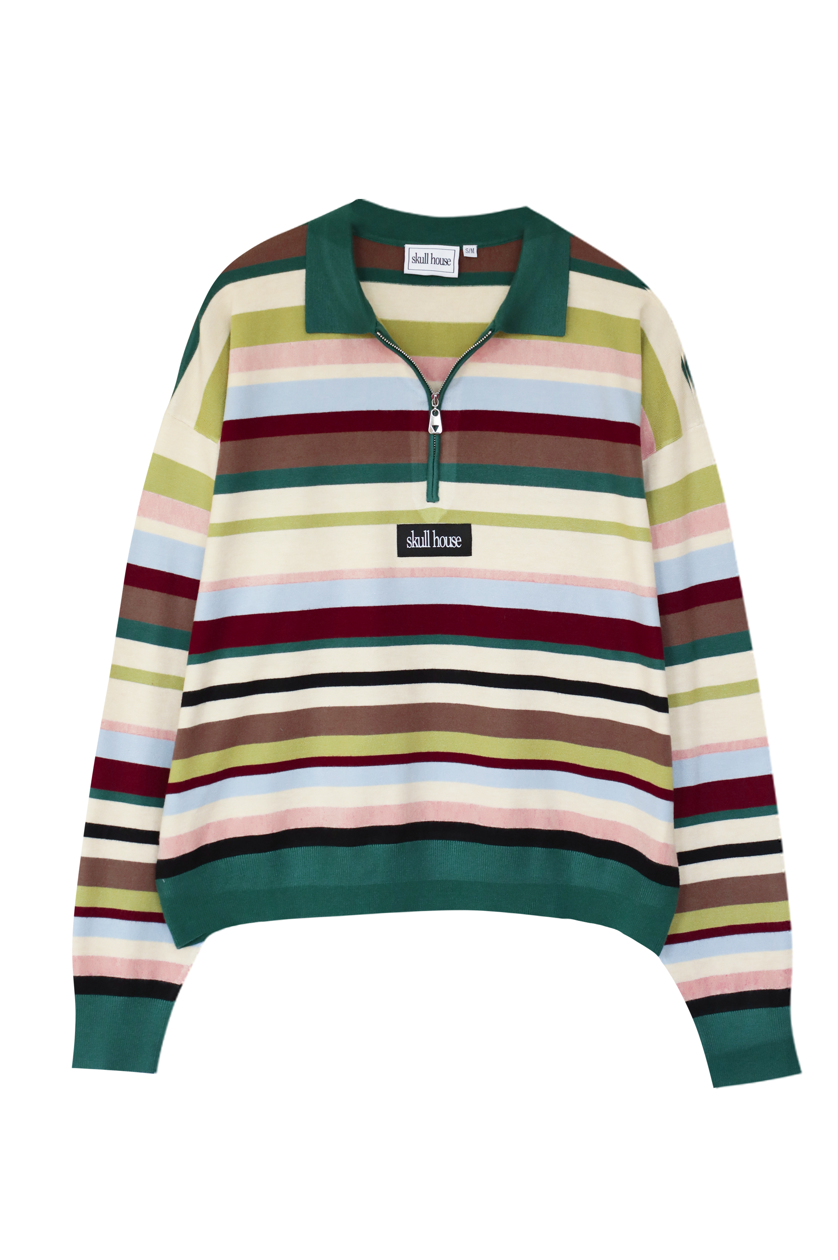 Front Row Zip: Multi-Stripe