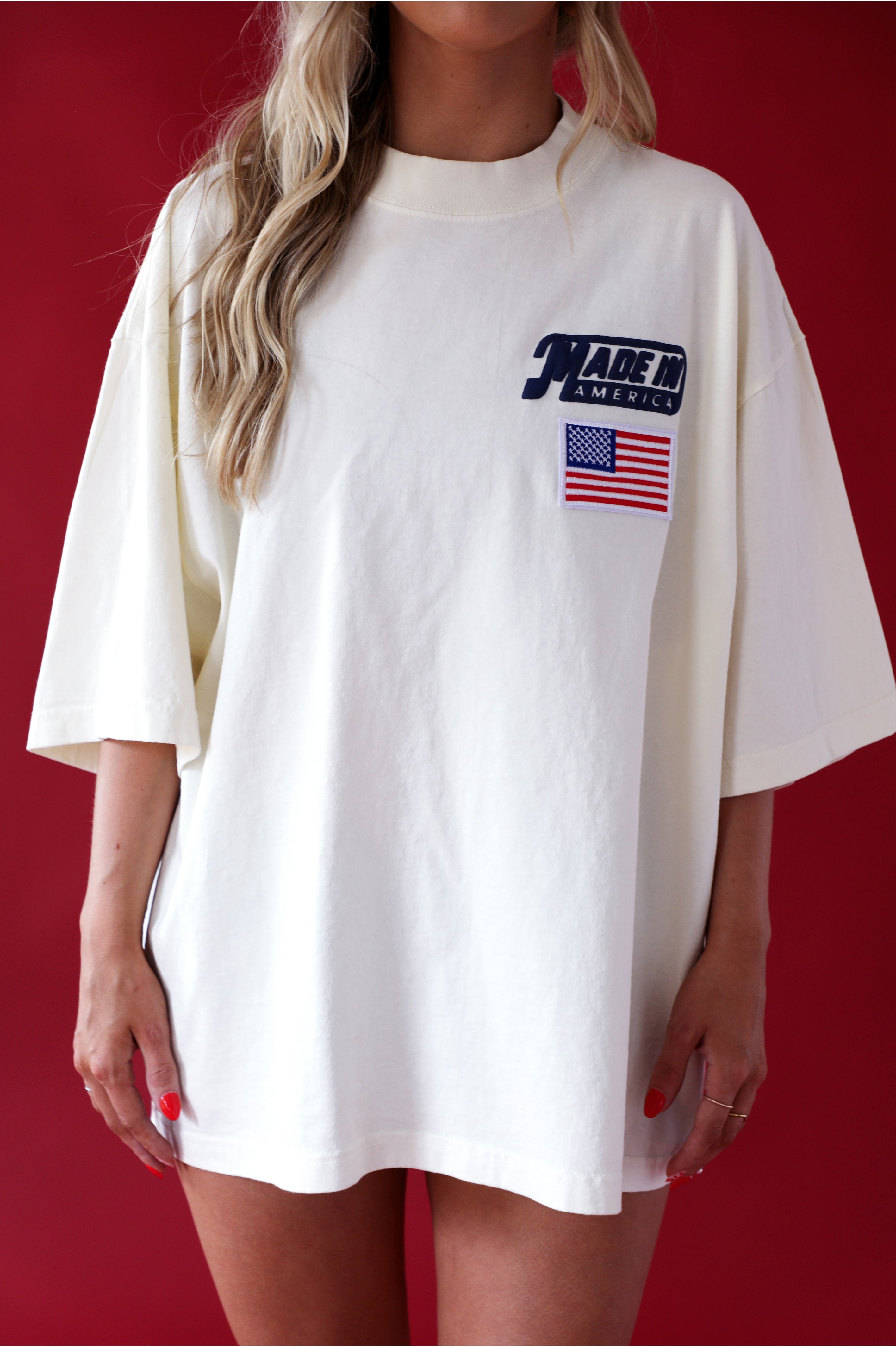 PRE-ORDER: Made In America Tee: Vanilla