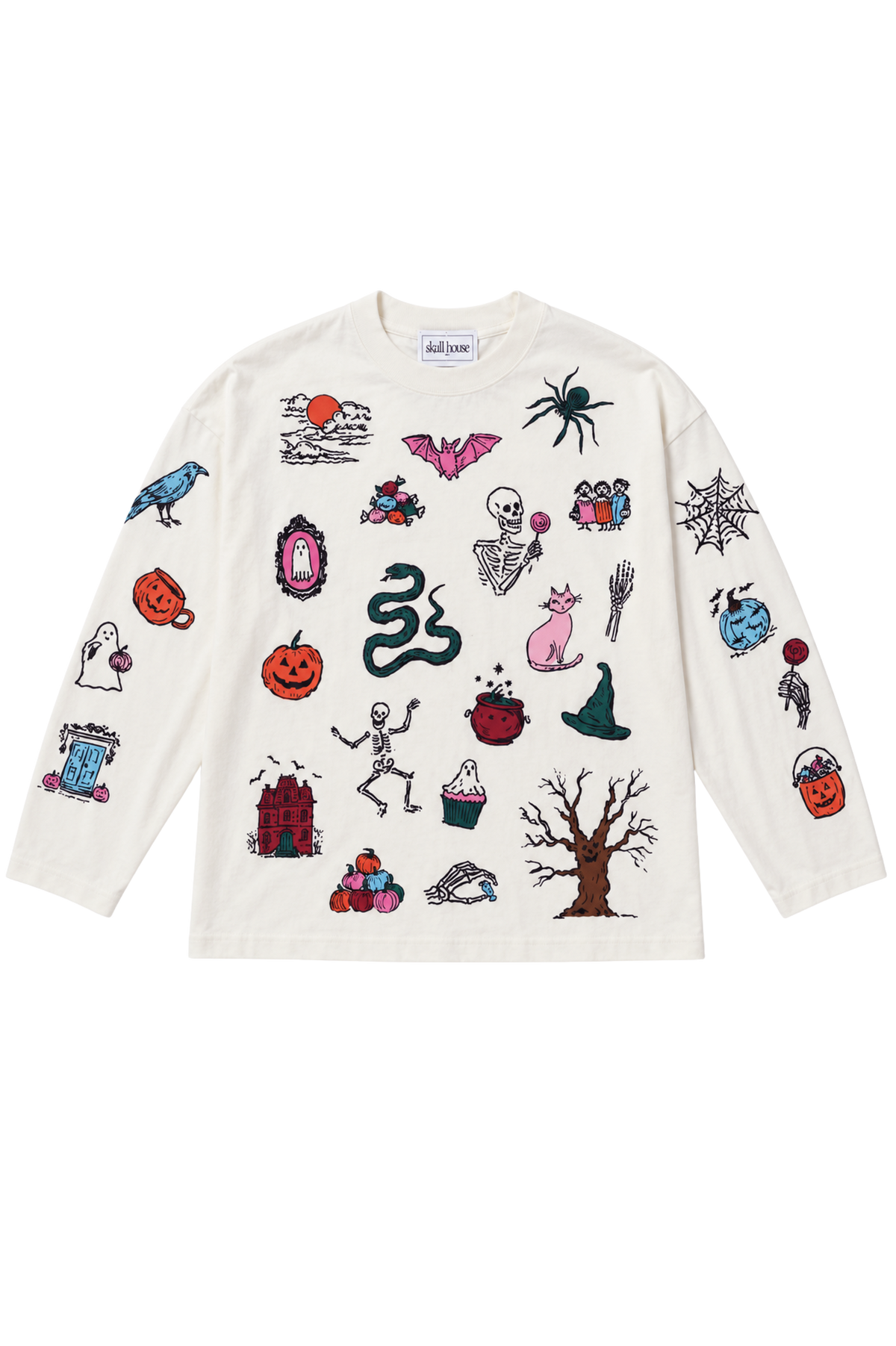Spooky Doodles Daily Tee: Vanilla