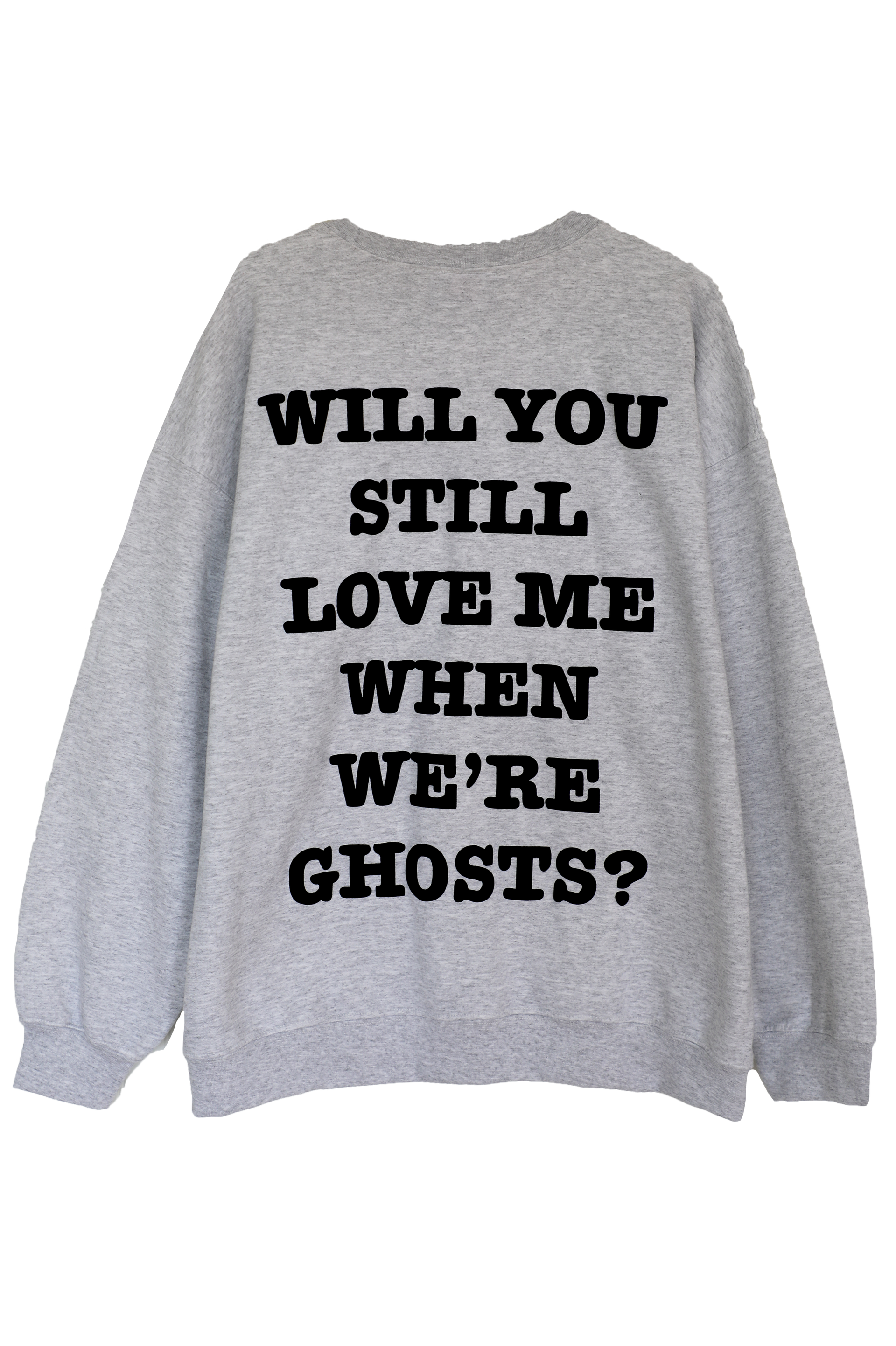 Ghost Crewneck: Ash Grey