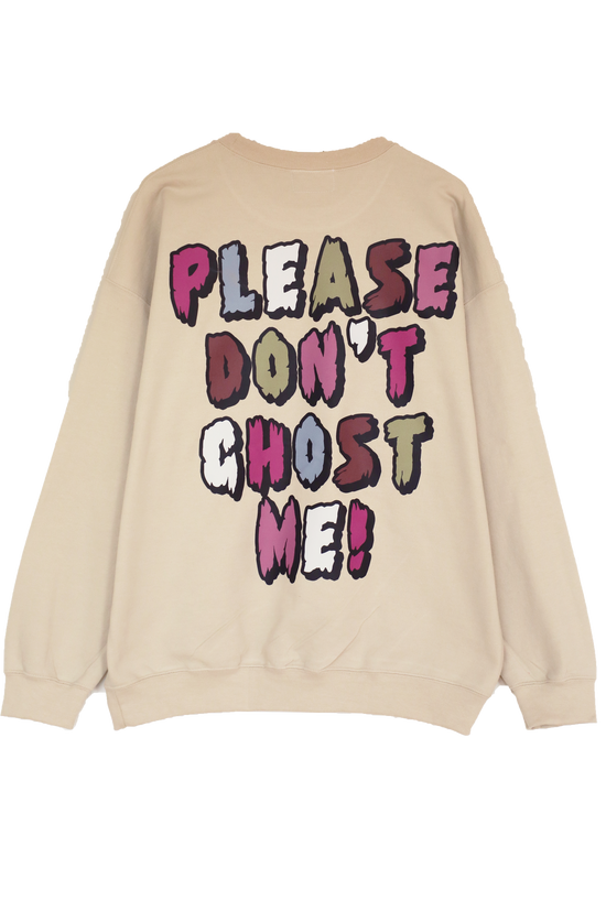 Don't Ghost Me Crewneck: Sand