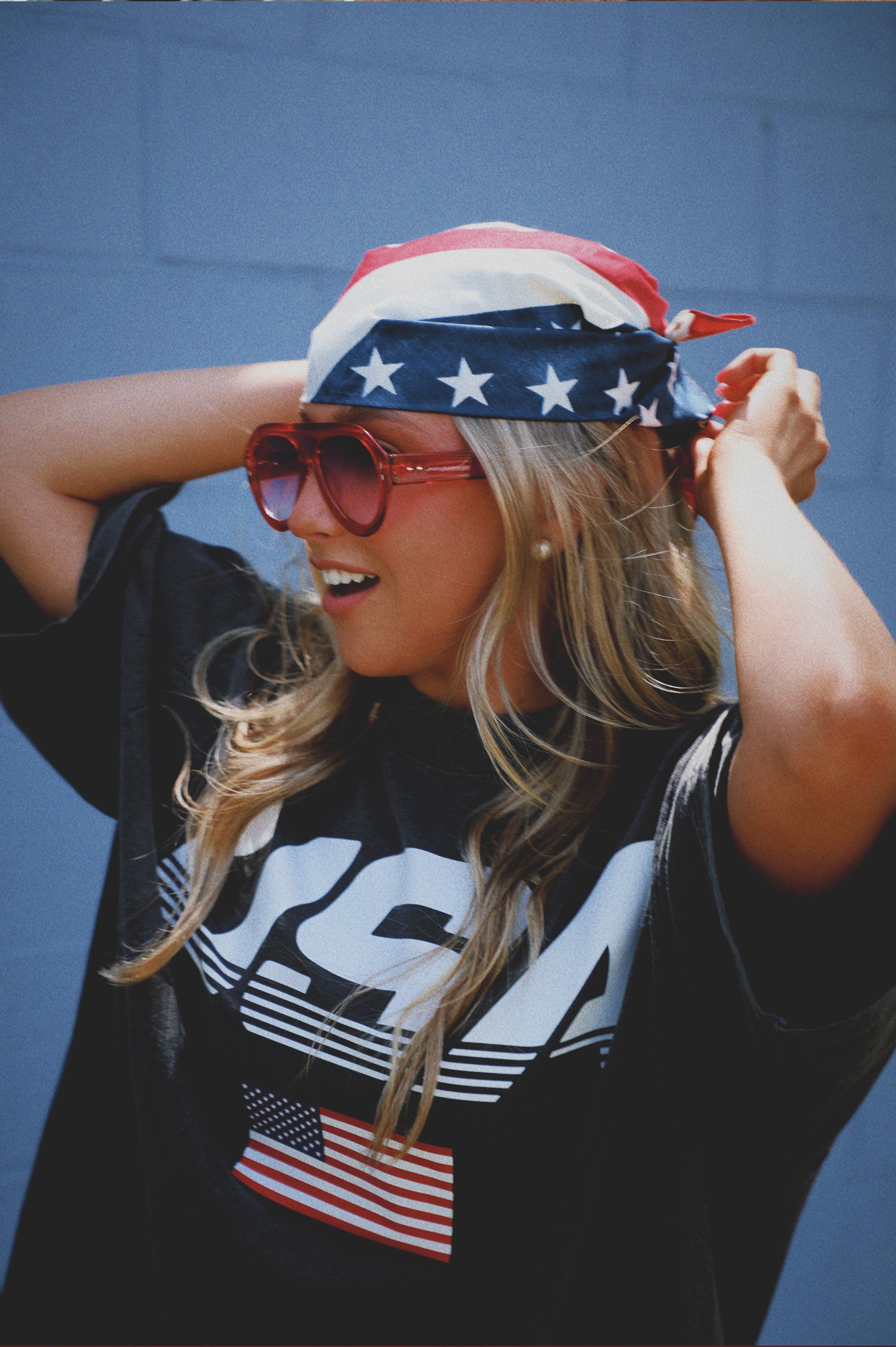 PRE-ORDER: USA Sport Tee: Charcoal