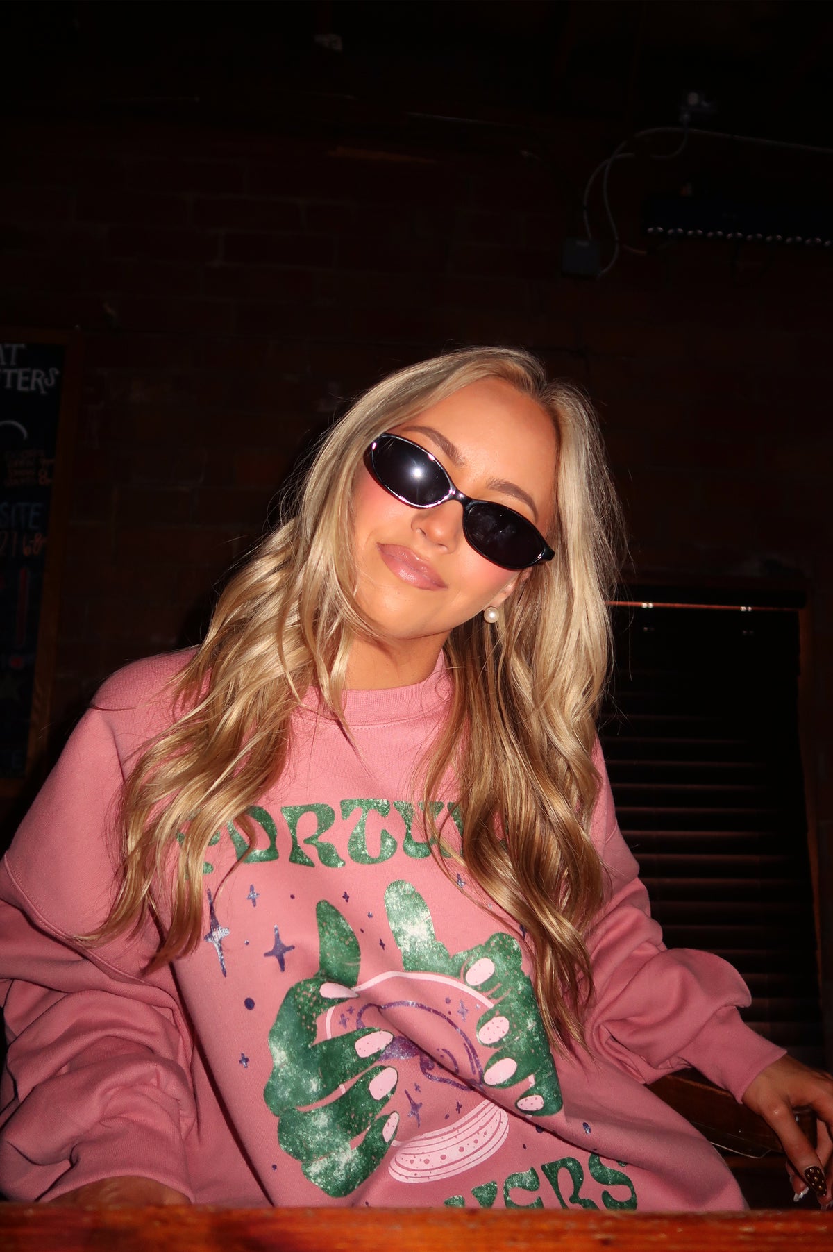 Fortune Seeker Crewneck: Mauve
