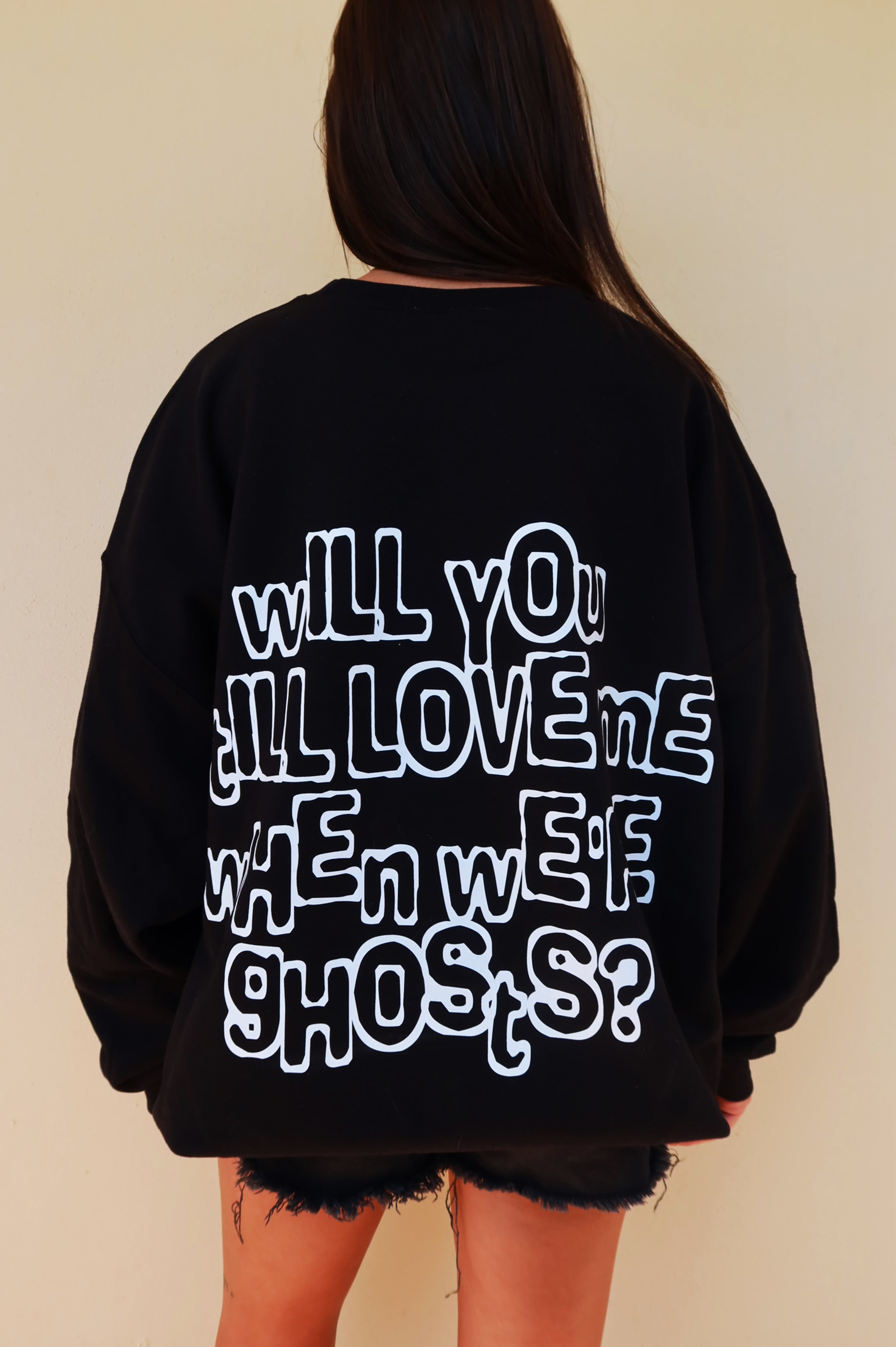 PRE-ORDER: Ghost Crewneck: Black