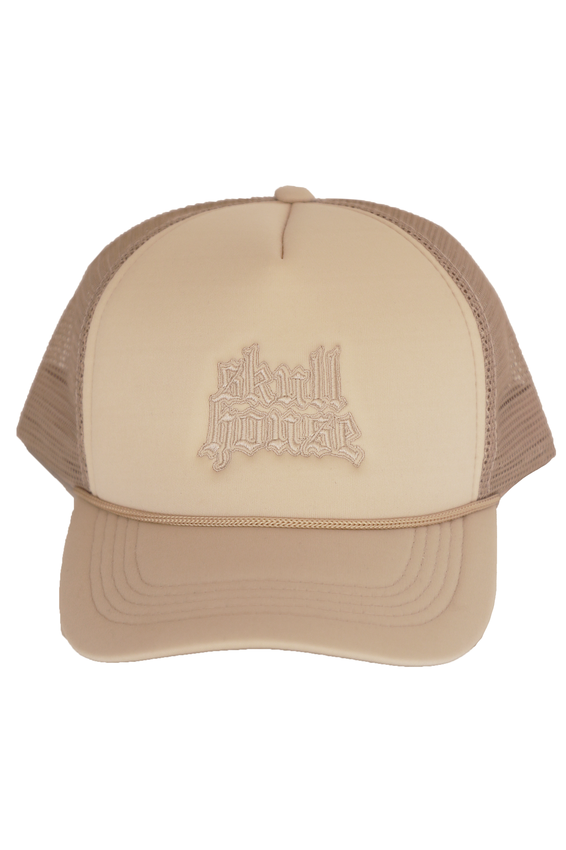 Gothic Logo Hat: Nude