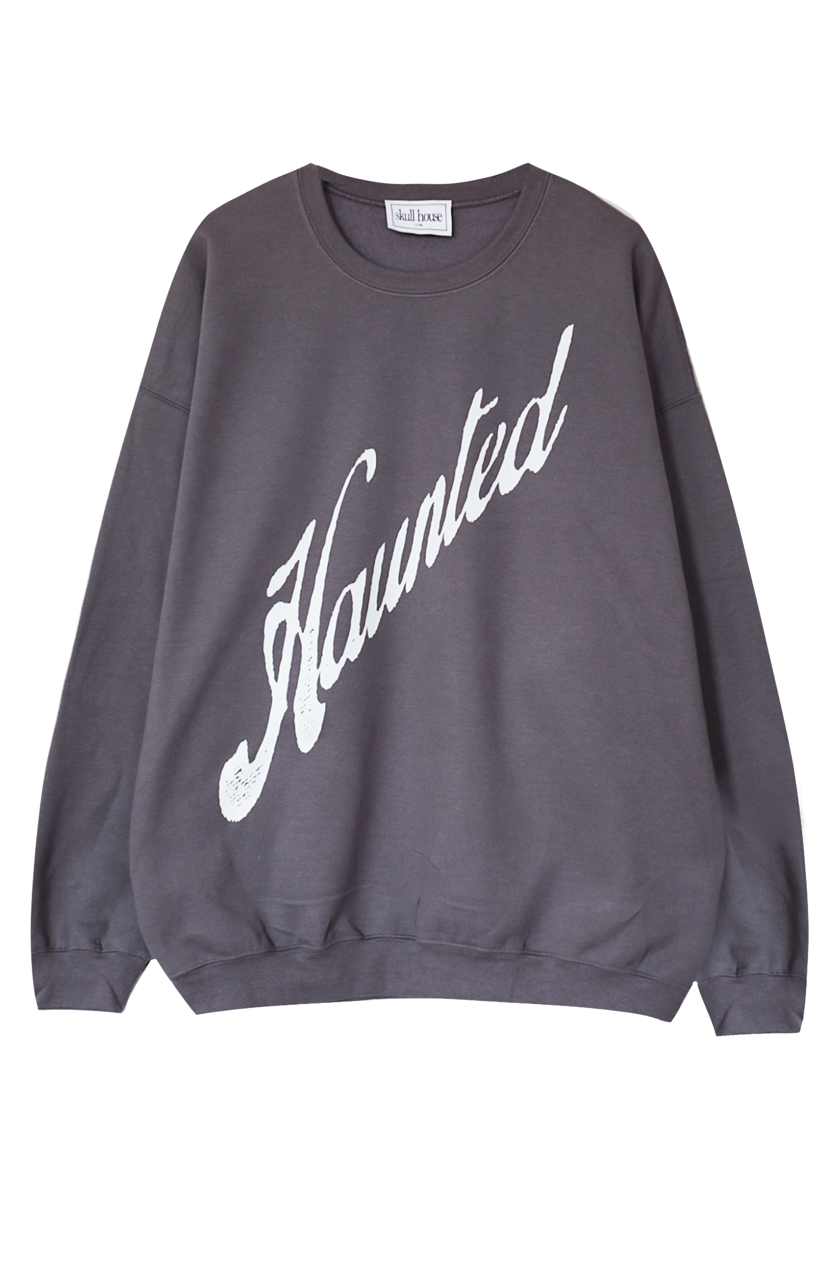 PRE-ORDER: Haunted Crewneck: Charcoal