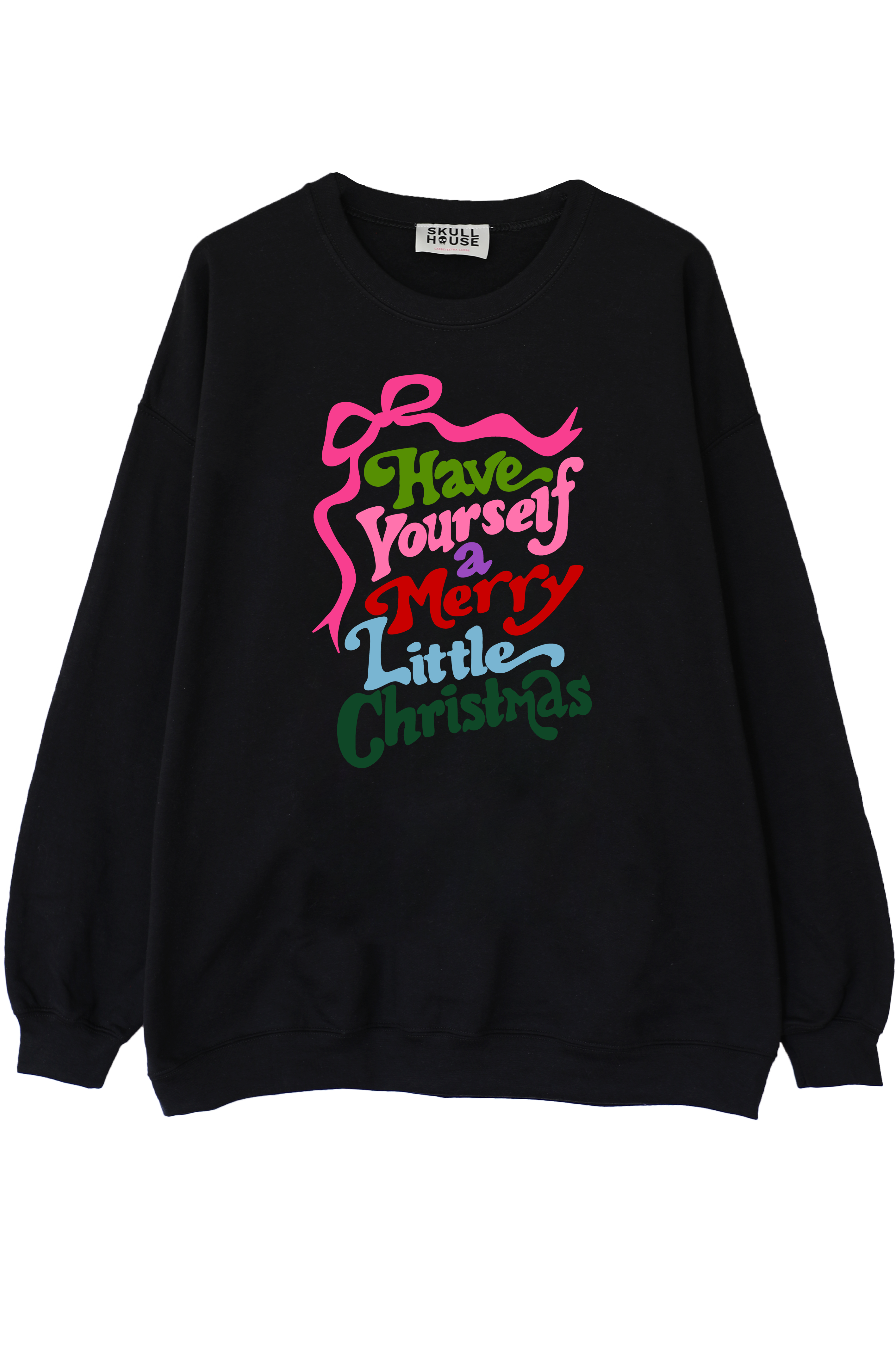 Little Christmas Crewneck: Black