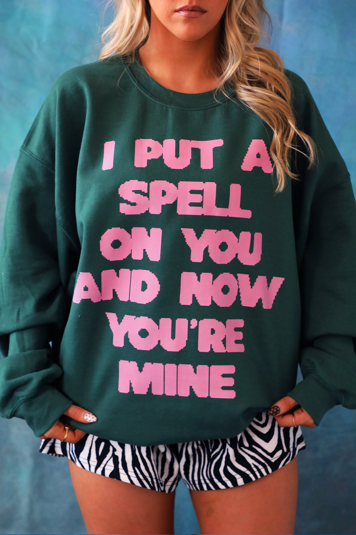 Spell On You Crewneck: Emerald